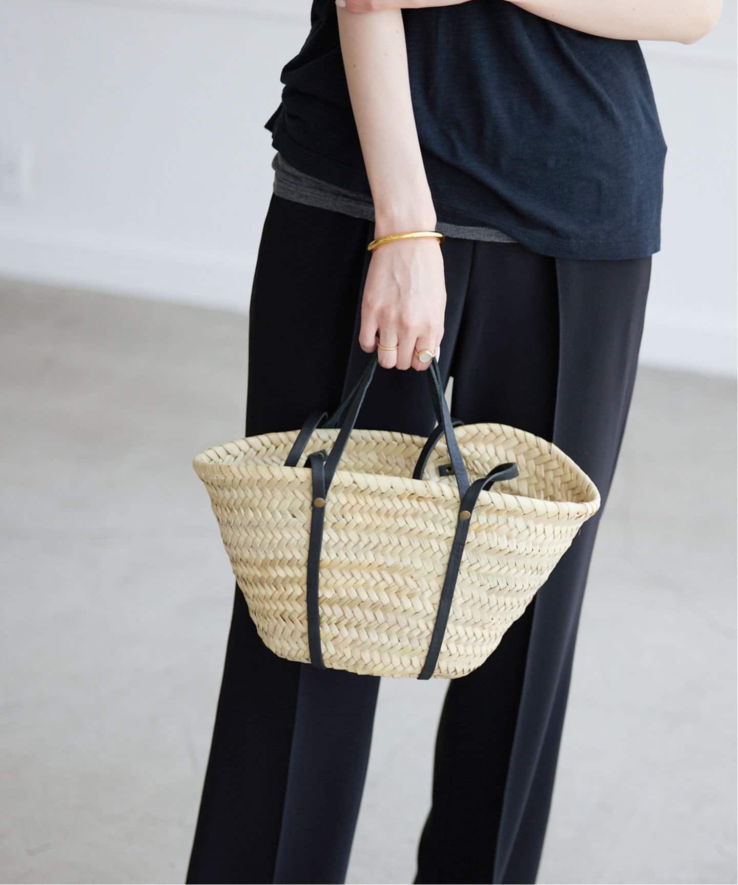 KECH LeS ESSENTIELS/ケシュルエッセンシャル】2WAYカゴバッグ