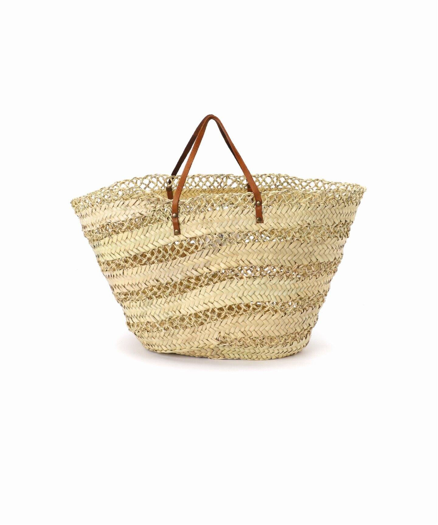 KECH LeS ESSENTIELS/ケシュルエッセンシャル】OPEN WEAVEカゴ  