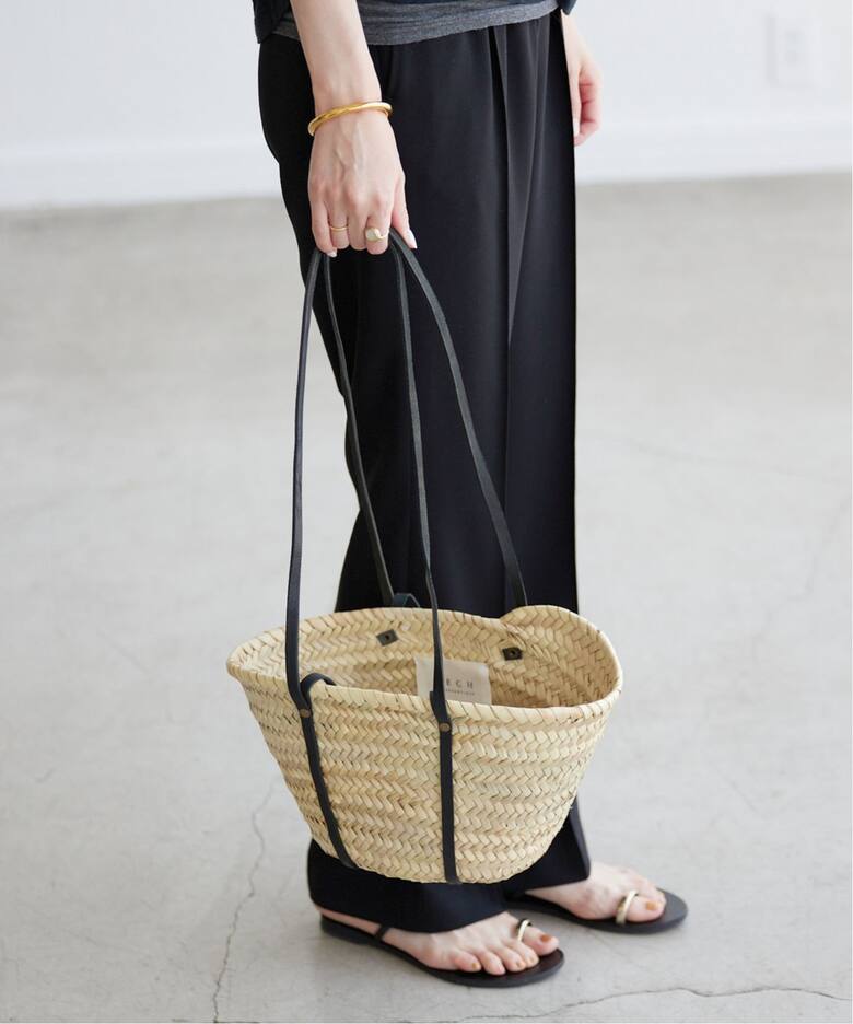 WEB限定追加》【KECH LeS ESSENTIELS】2WAYカゴバッグ（かご  
