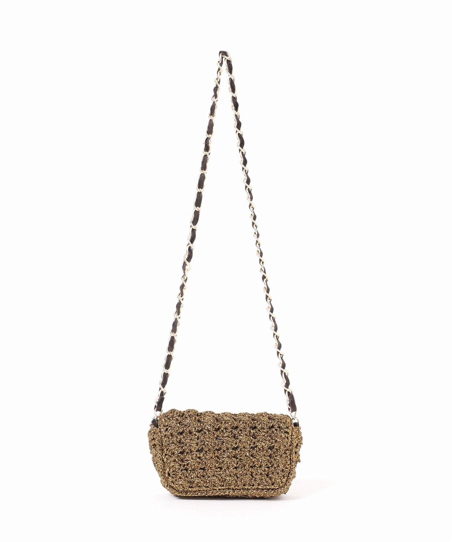 Caterina Bertini/カテリナ ベルティーニ】チェーンショルダーラメ  