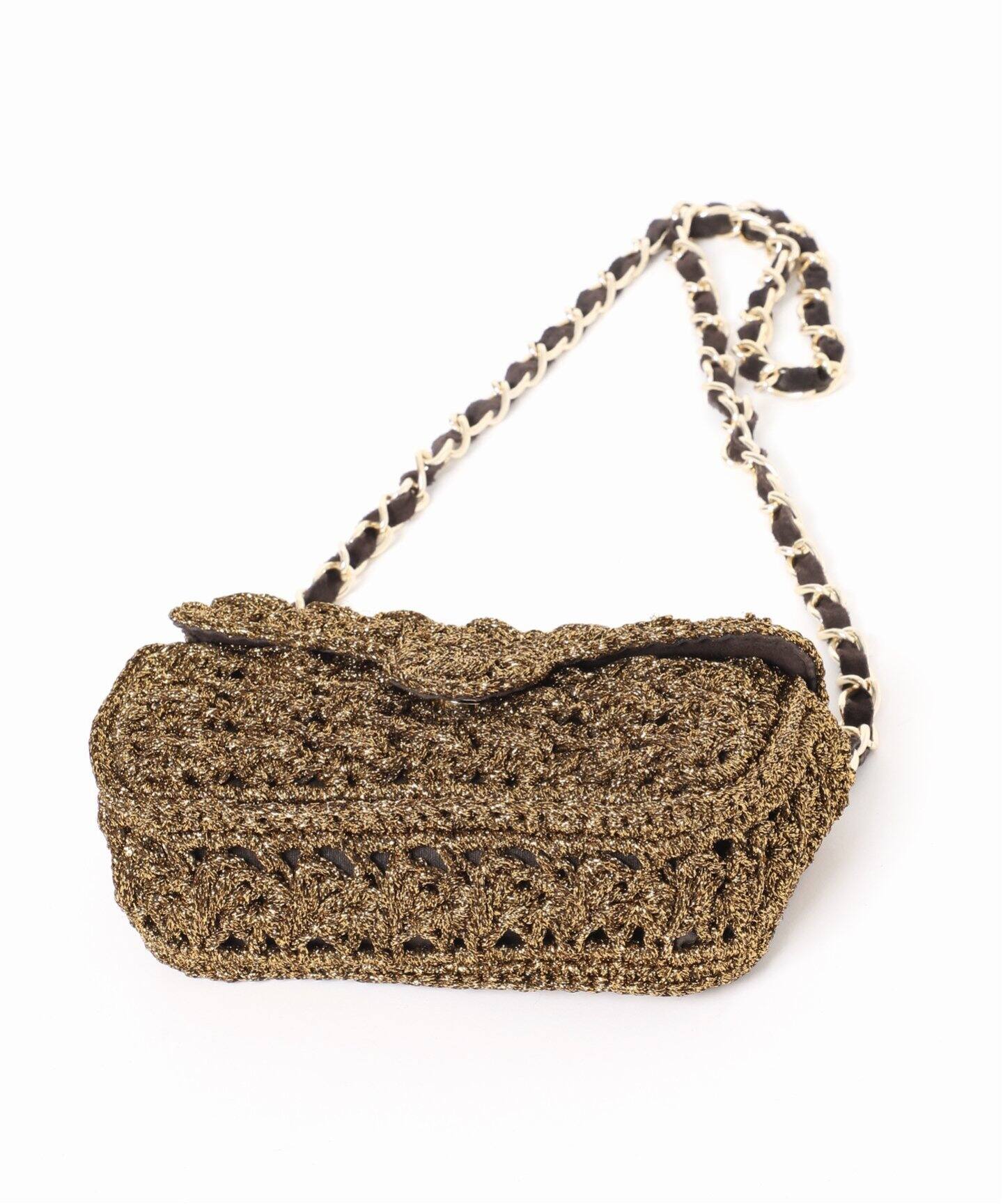 Caterina Bertini/カテリナ ベルティーニ】チェーンショルダーラメ  