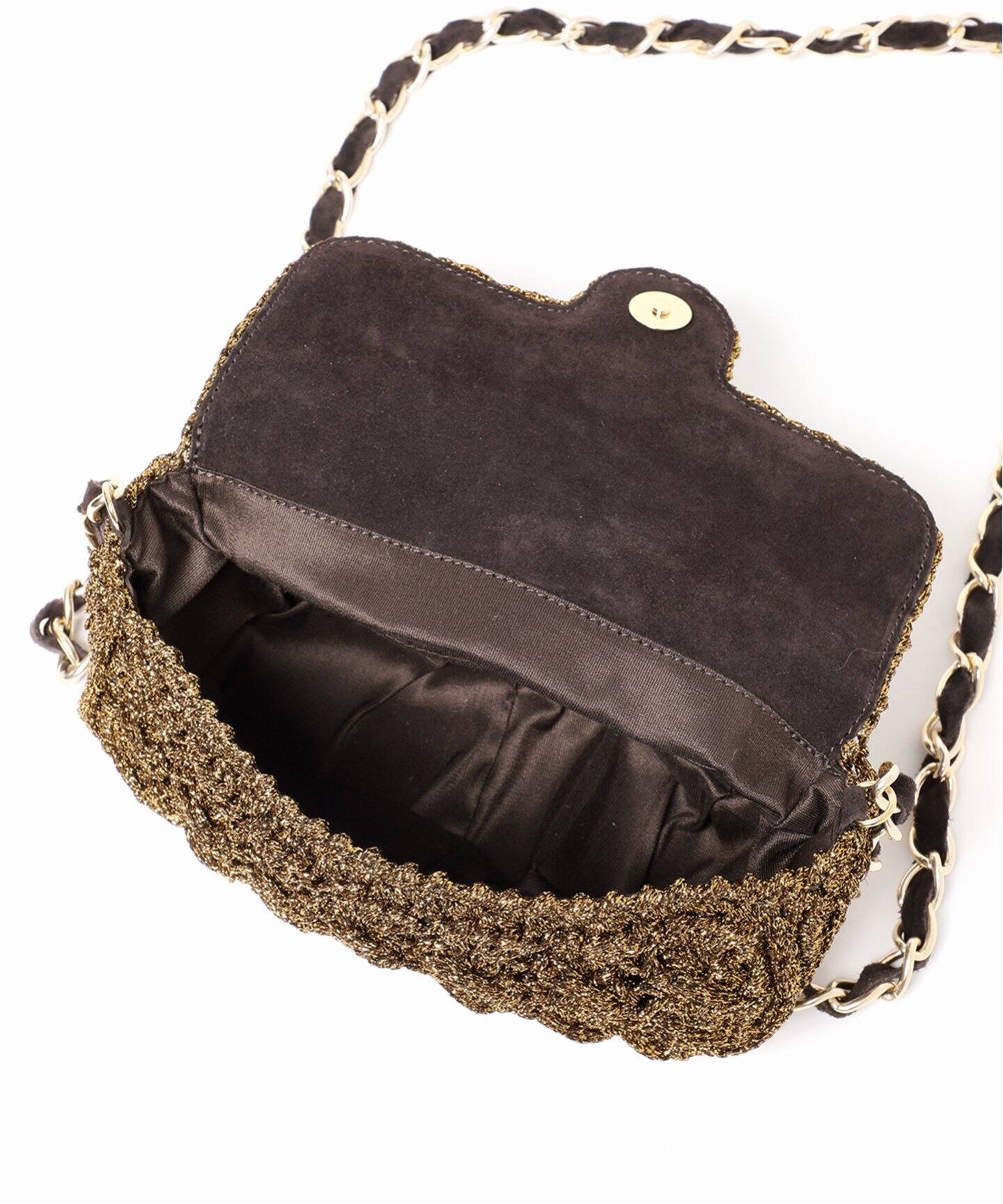 Caterina Bertini/カテリナ ベルティーニ】チェーンショルダーラメ  