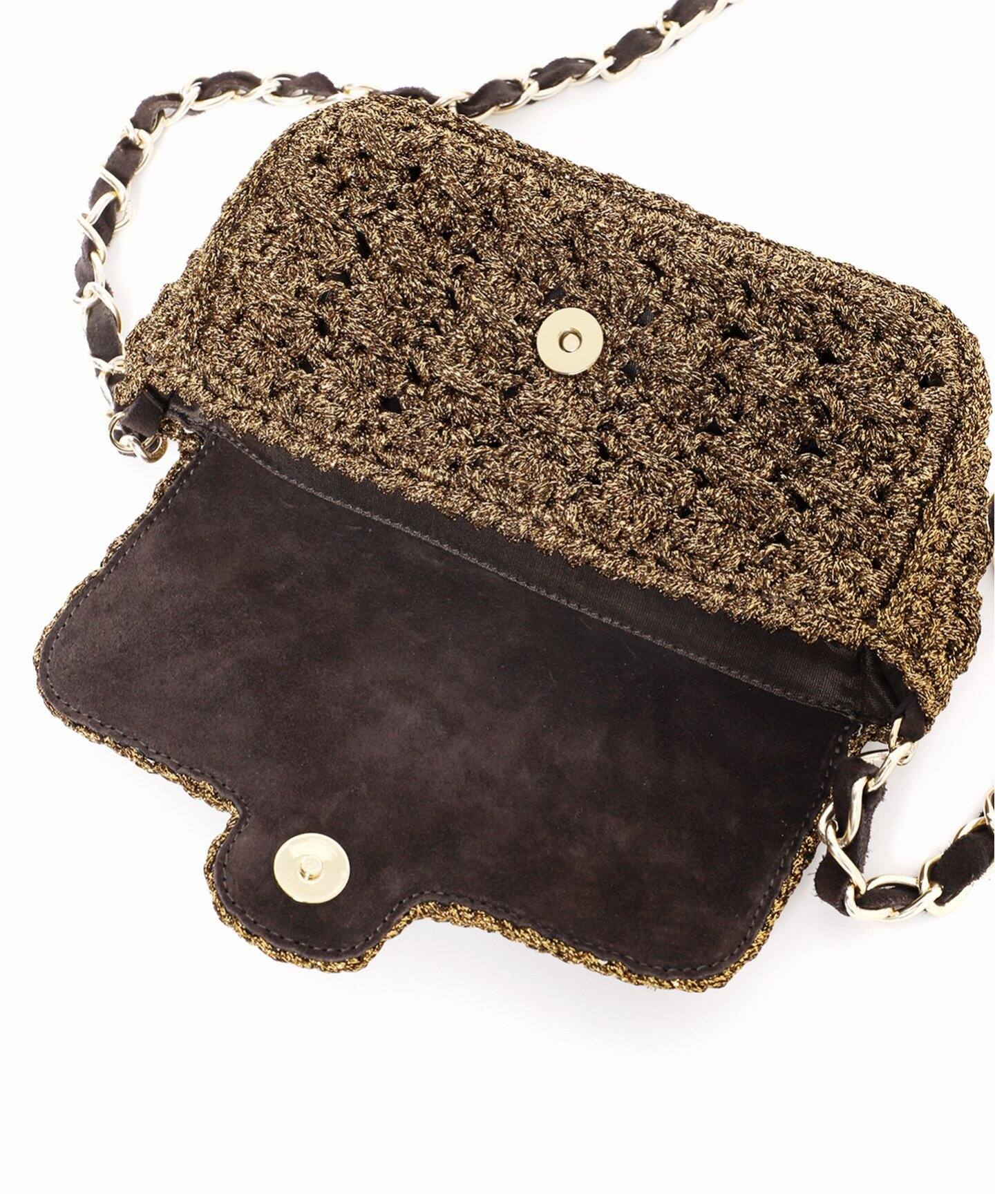 Caterina Bertini/カテリナ ベルティーニ】チェーンショルダーラメ  