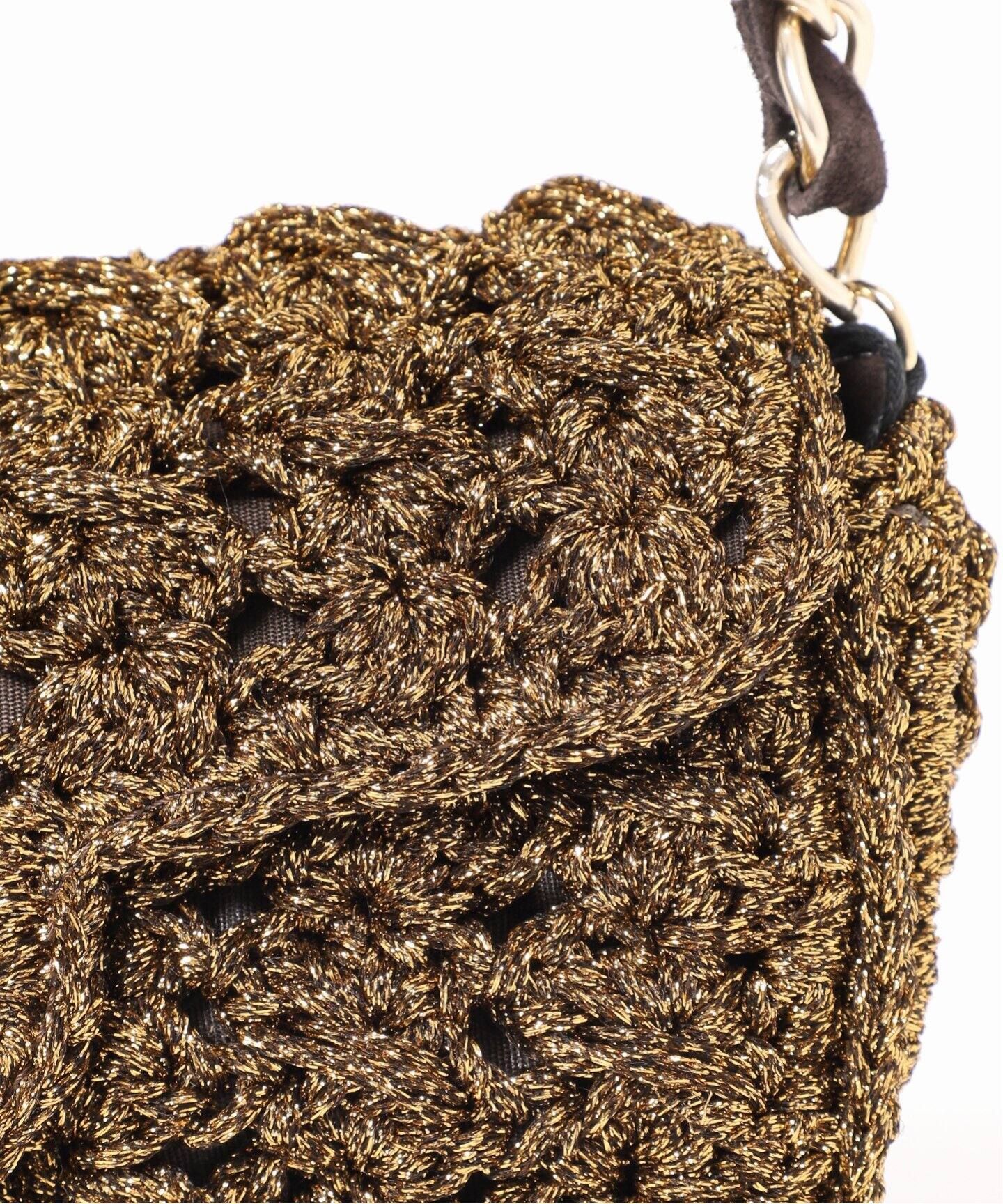 Caterina Bertini/カテリナ ベルティーニ】チェーンショルダーラメ  