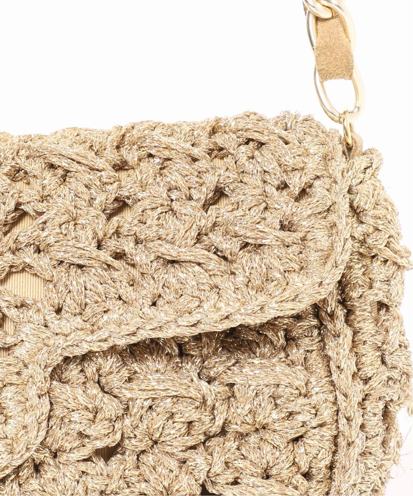 Caterina Bertini/カテリナ ベルティーニ】チェーンショルダーラメ  