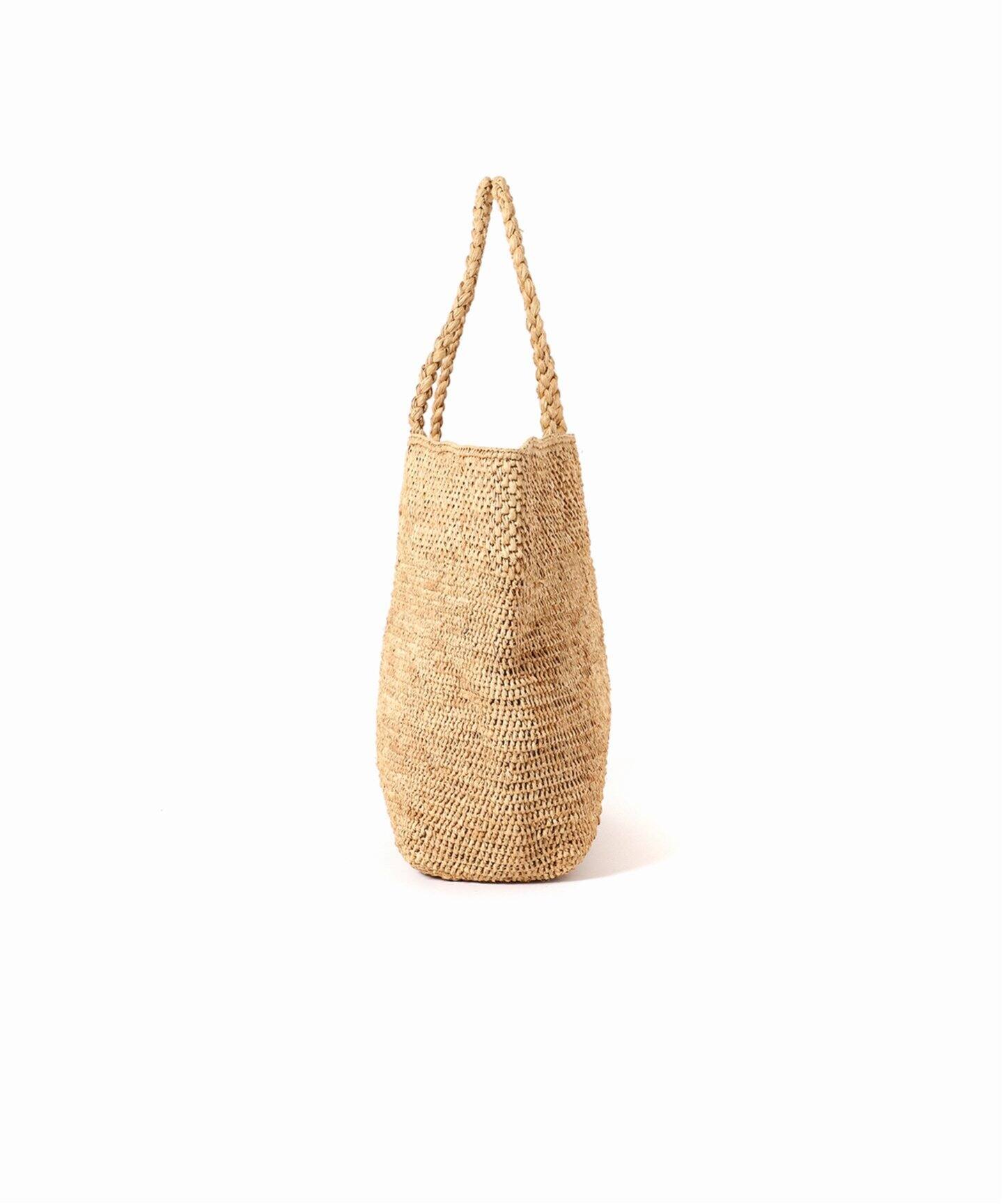 RAFFIA LECTANGLE BASKET バッグ（かごバッグ）｜Plage（プラージュ  