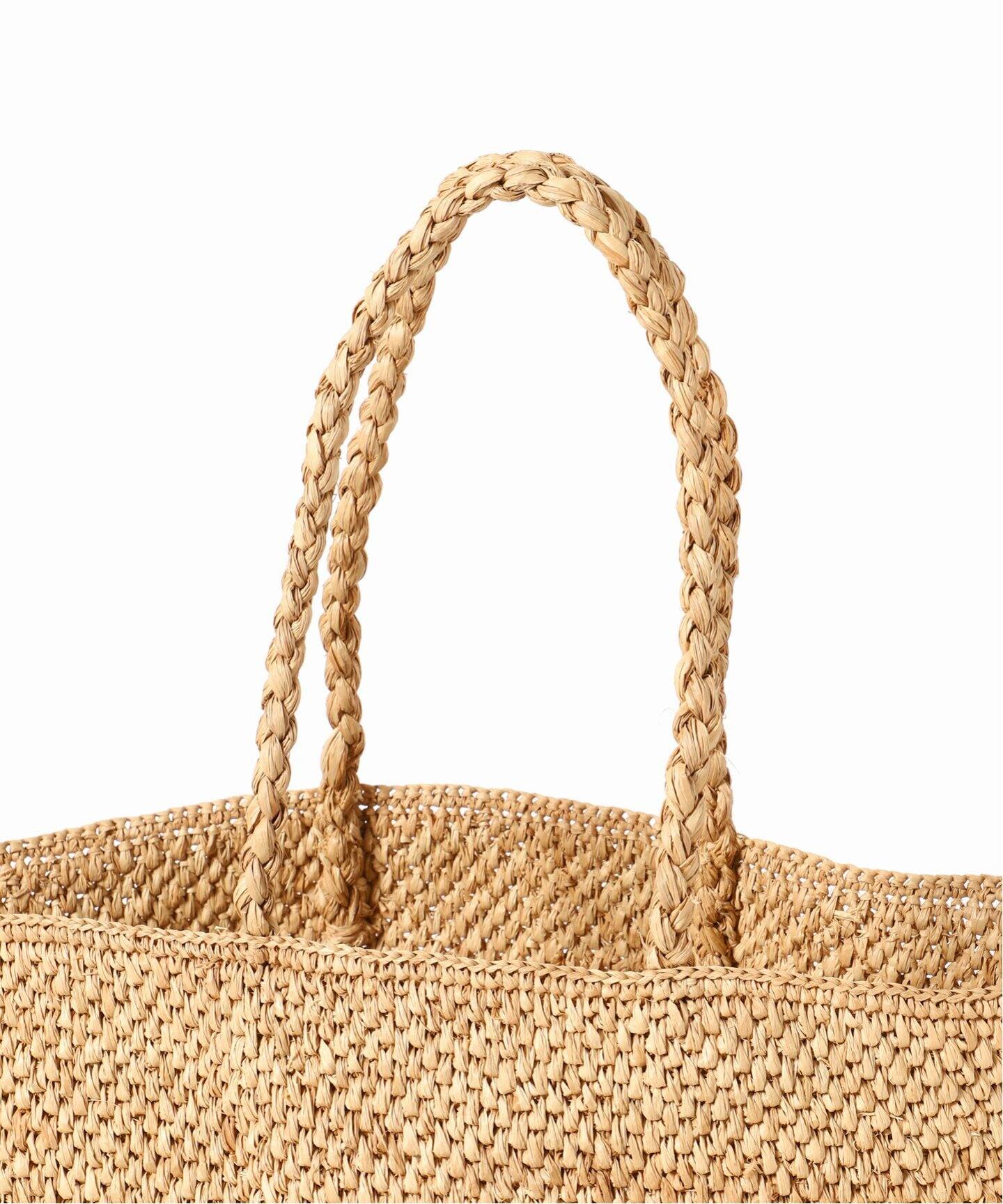 RAFFIA LECTANGLE BASKET バッグ（かごバッグ）｜Plage（プラージュ  