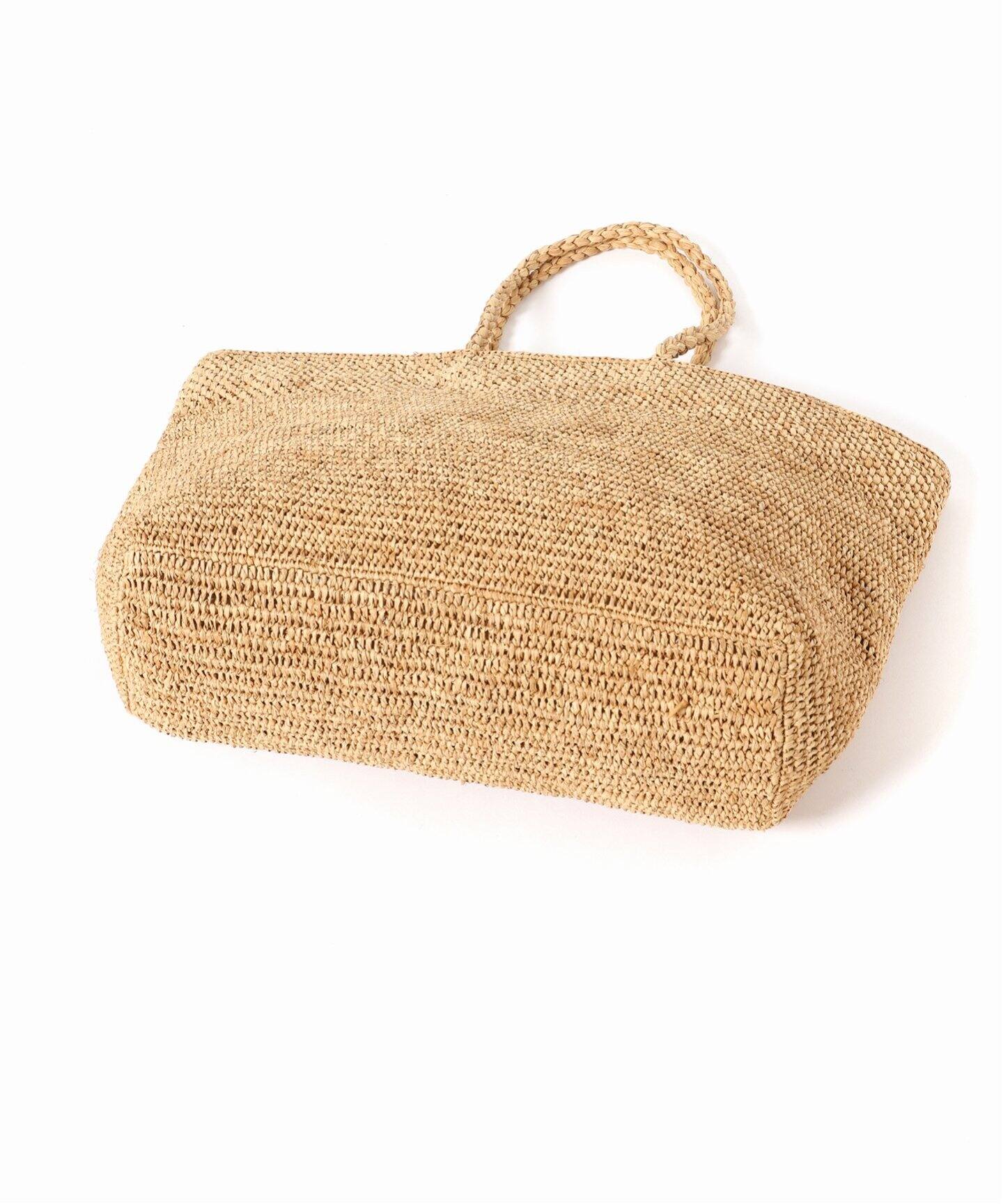 RAFFIA LECTANGLE BASKET バッグ（かごバッグ）｜Plage（プラージュ 