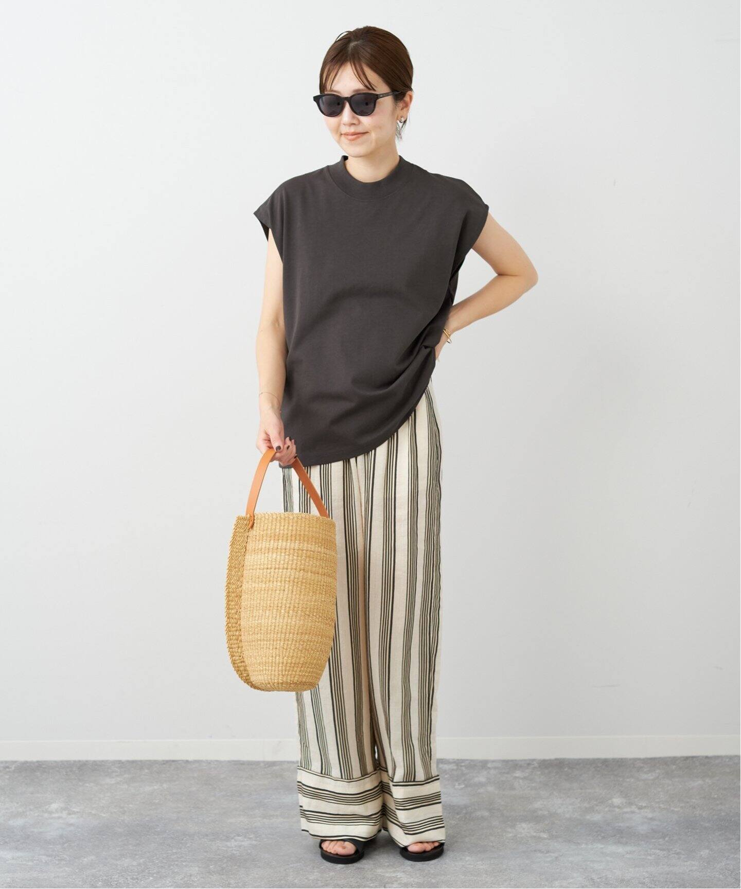 INES BRESSAND/イネス ブレッサンド】別注 RIBBON TAIL ハンドバッグ 