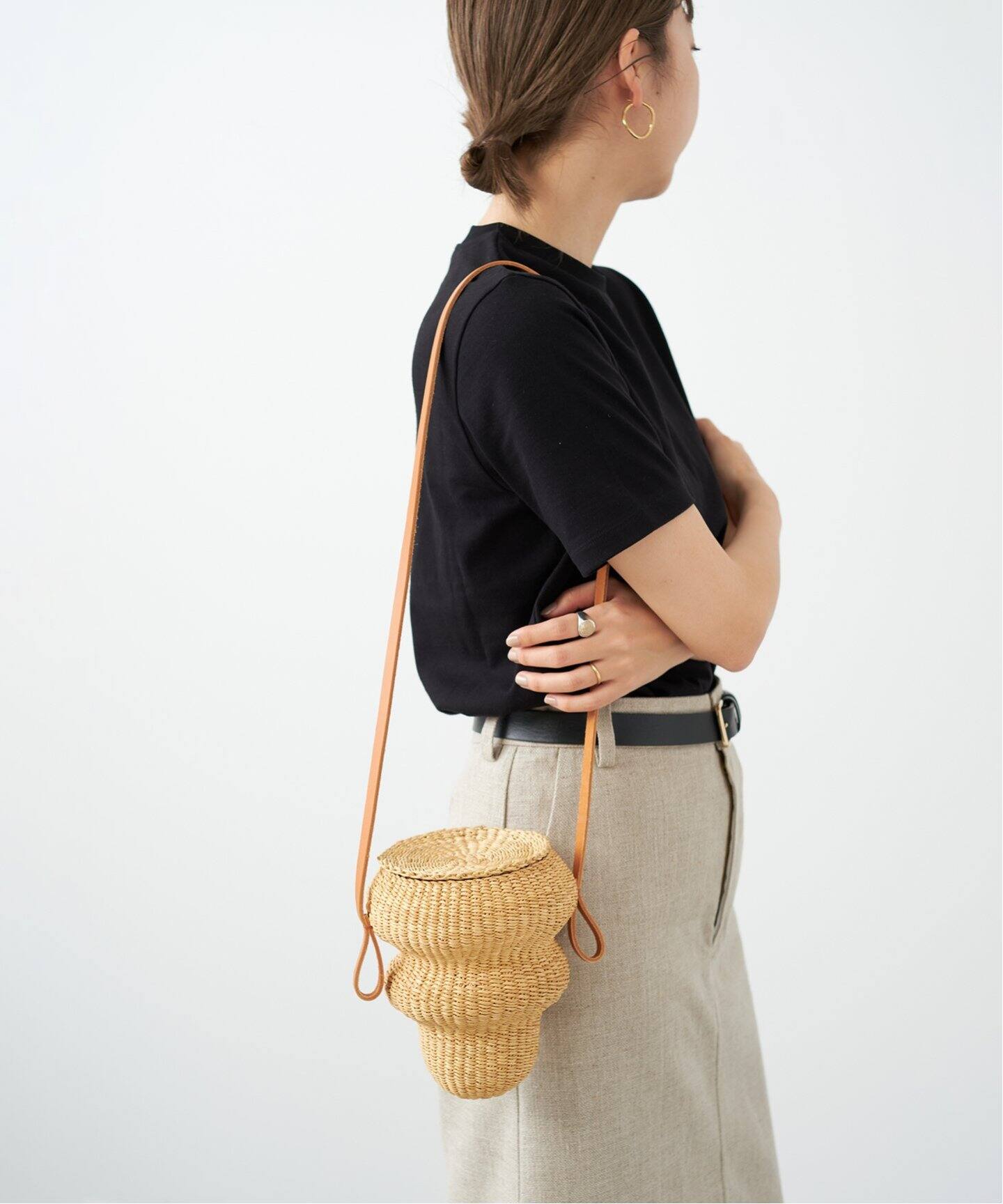 INES BRESSAND/イネス ブレッサンド】別注 MINI WAVE バッグ  