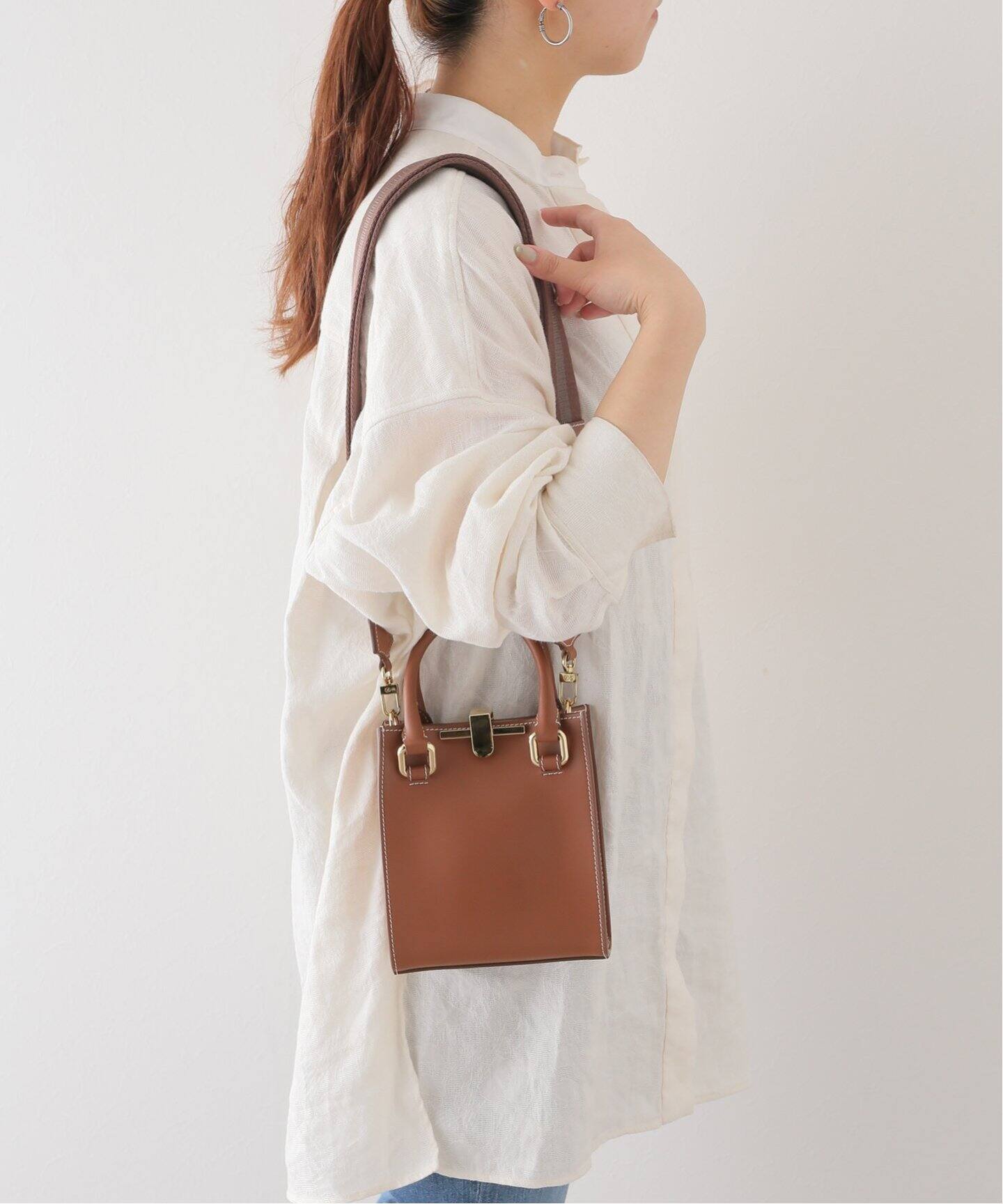 ZANCHETTI/ザンケッティ】 別注 ZETA CROSSBODY HANDLE バッグ  