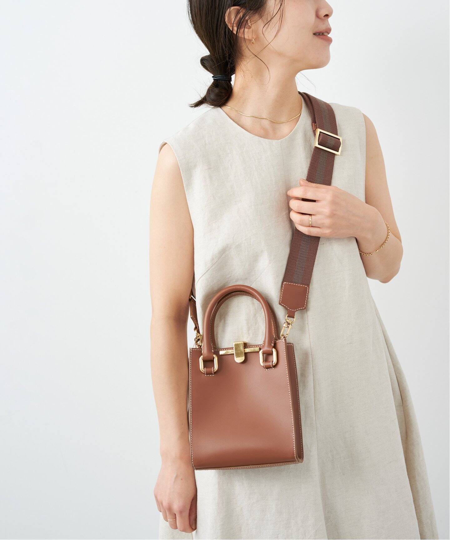 ZANCHETTI/ザンケッティ】 別注 ZETA CROSSBODY HANDLE バッグ  