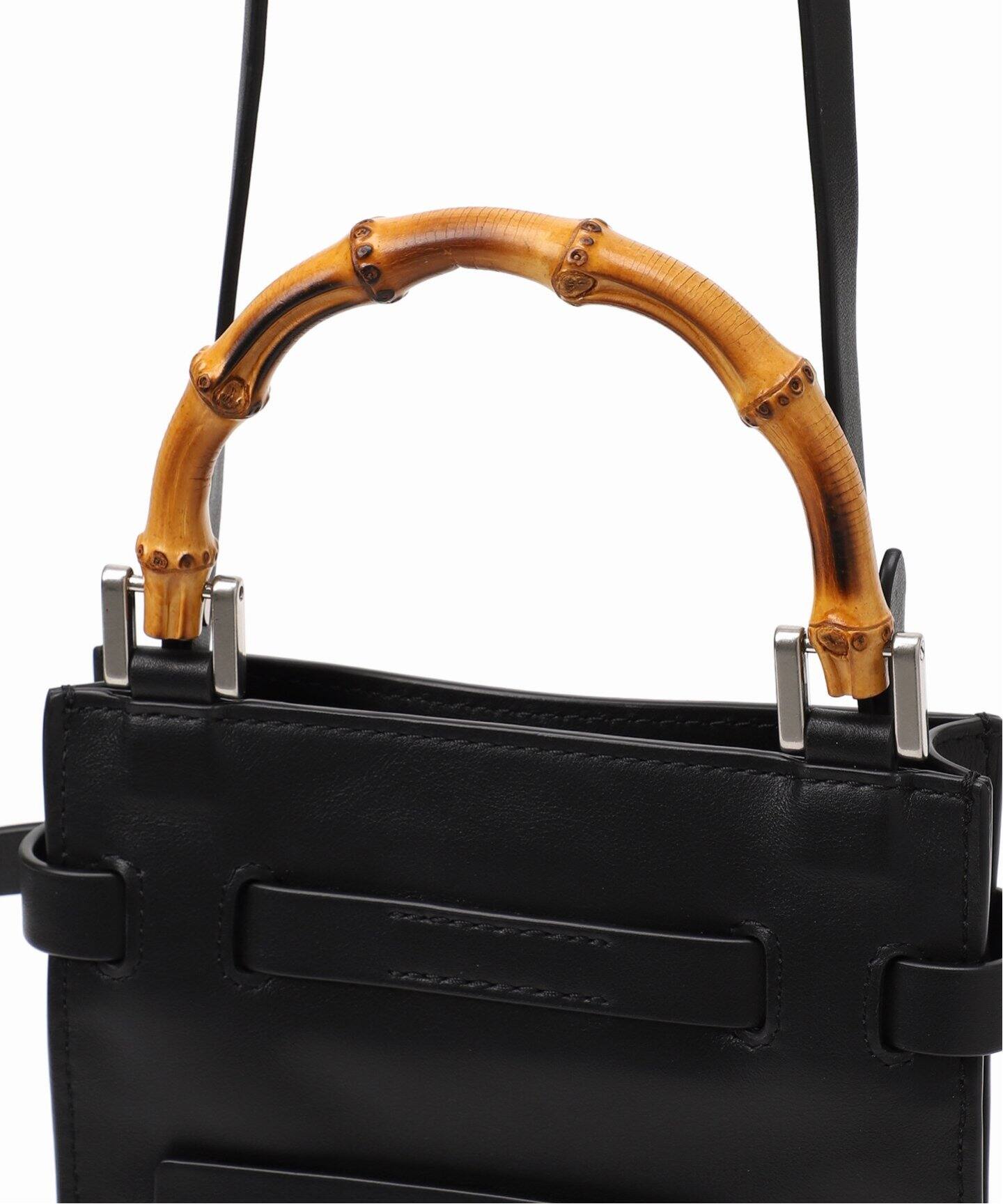 ORSETTO/オルセット】 別注 METALLO BAMBOO ショルダーバッグ  