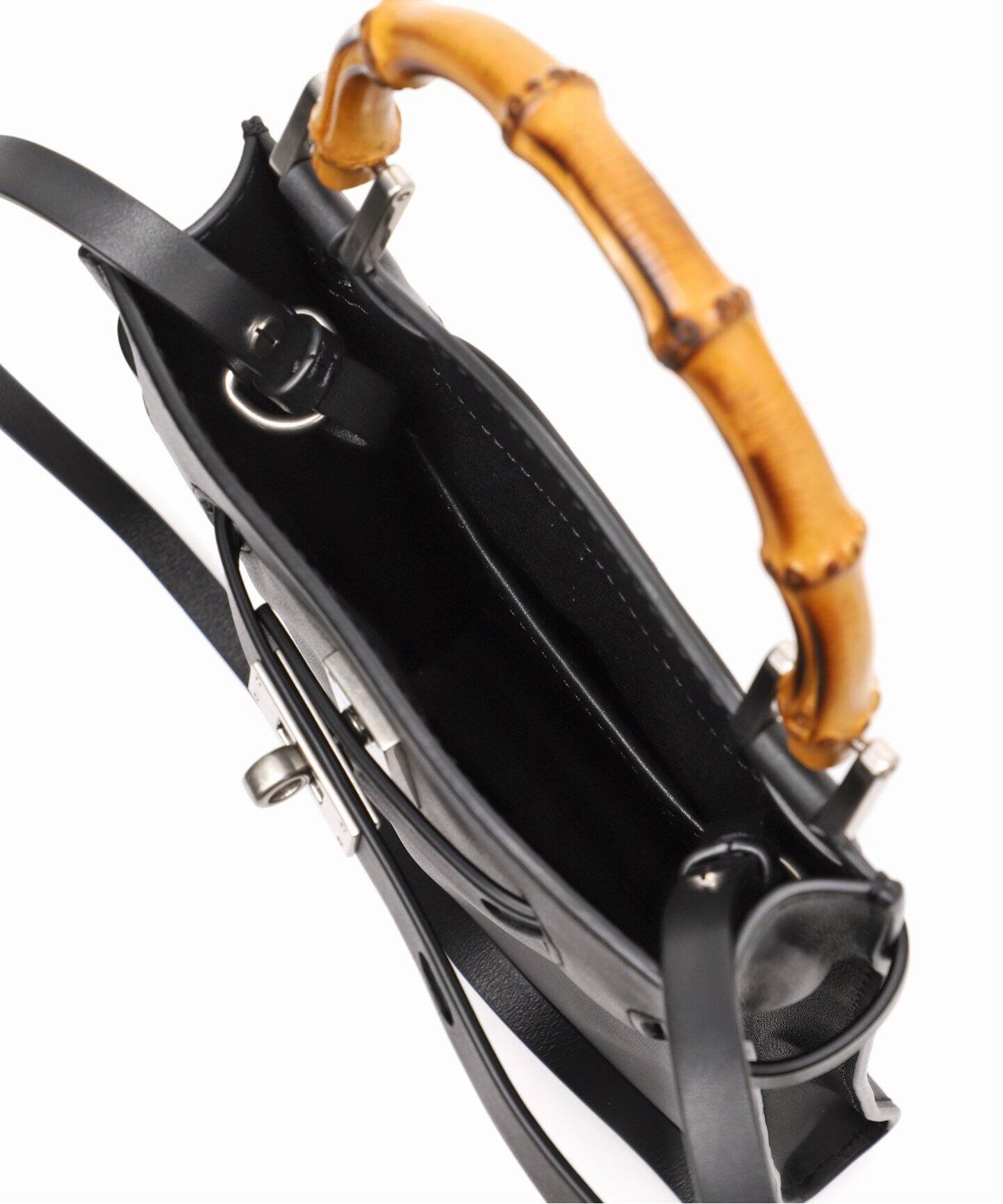 ORSETTO/オルセット】 別注 METALLO BAMBOO ショルダーバッグ  