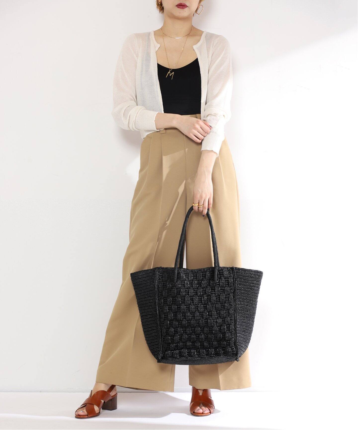 MAISON N.H PARIS/メゾン エヌ アッシュ パリ】NOVEMBRE Tote Bag 