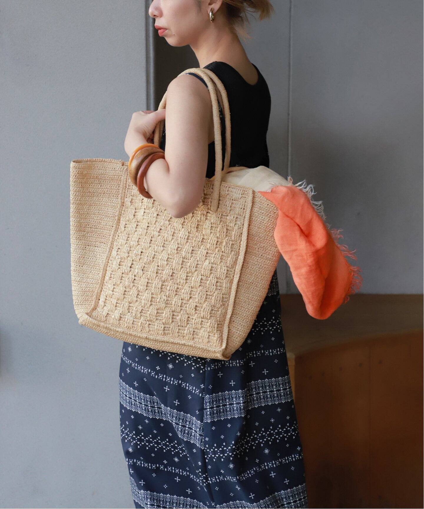 MAISON N.H PARIS/メゾン エヌ アッシュ パリ】NOVEMBRE Tote Bag 