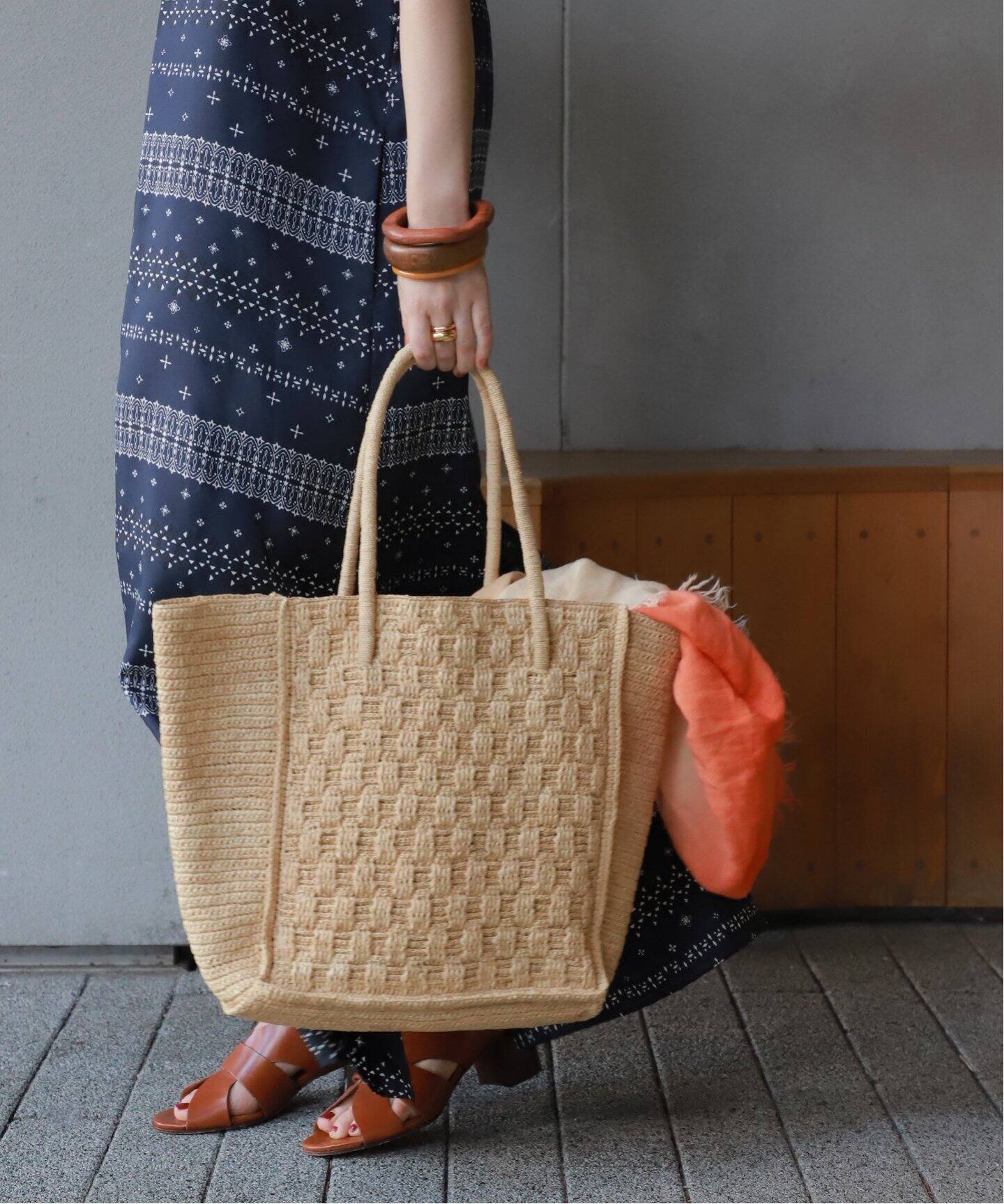 MAISON N.H PARIS/メゾン エヌ アッシュ パリ】NOVEMBRE Tote Bag  