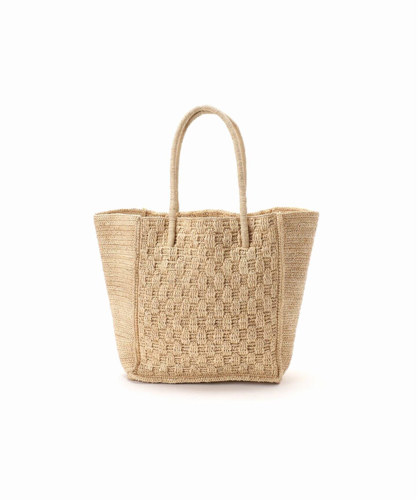 MAISON N.H PARIS サークルバッグ ラフィア トートバッグ かごバッグ  