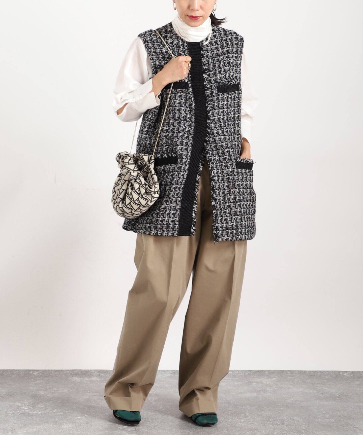 PAPYRUS/パピルス】VERMEIL オリジナルジャガードBAG（ショルダー  