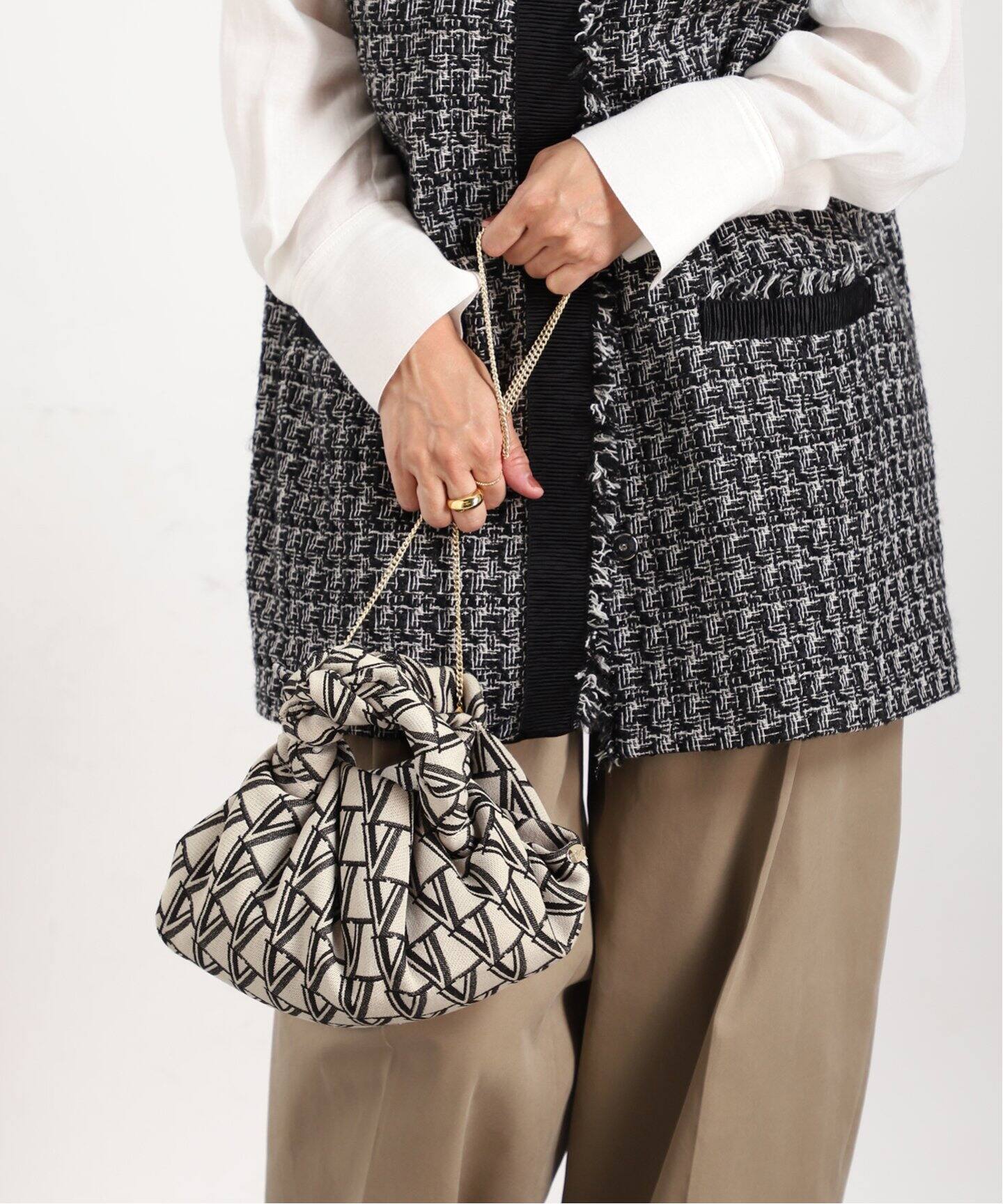 PAPYRUS/パピルス】VERMEIL オリジナルジャガードBAG（ショルダー  