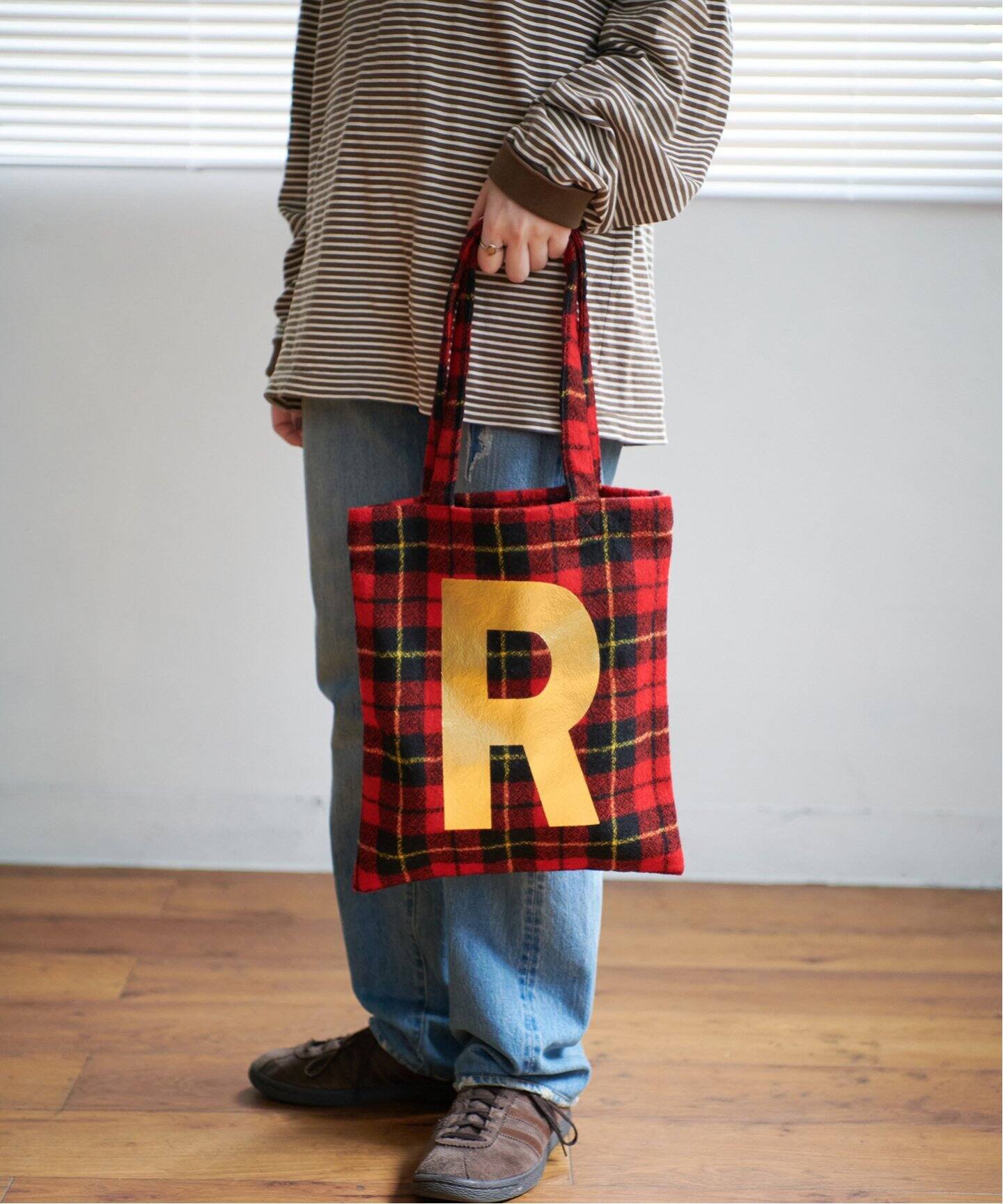 R&D.M.Co/オールドマンズテイラー】WOOL T.C TOTE BAG トートバッグ 