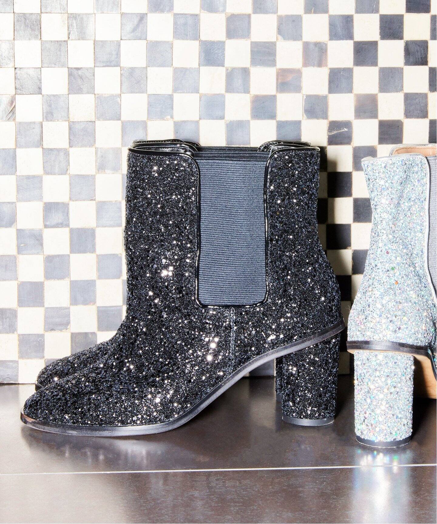 C ME/シー ミィ】Sequin Wide ブーツ（ブーティ・ショートブーツ  
