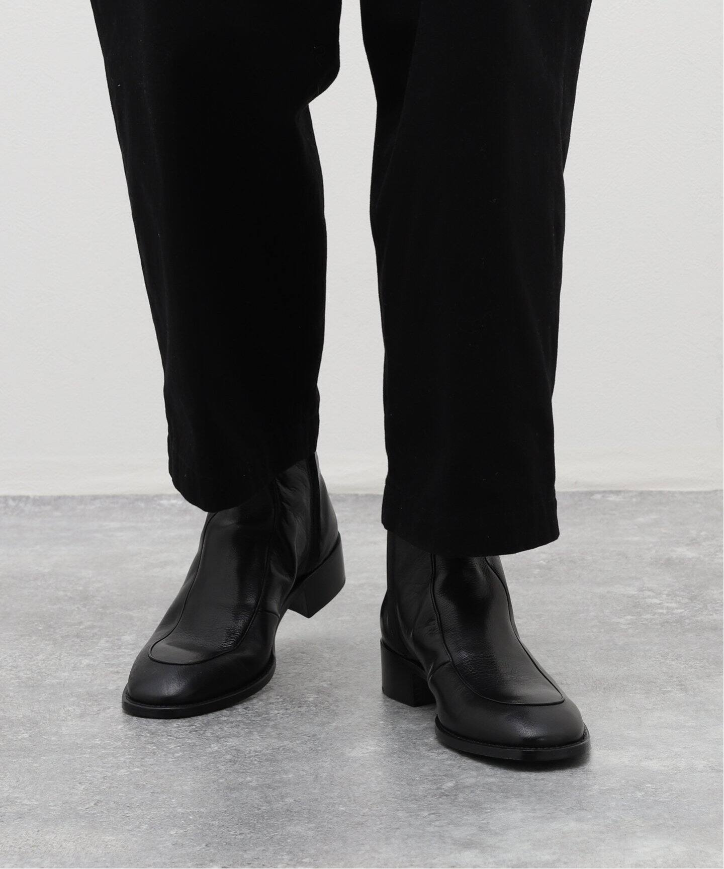HUSBANDS / ハズバンズ】Zipped Boots（レザーシューズ）｜L