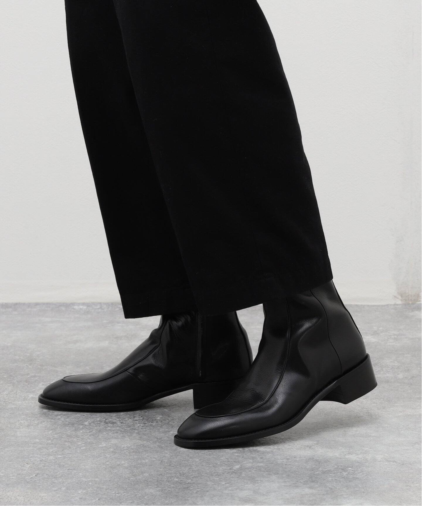 HUSBANDS / ハズバンズ】Zipped Boots（レザーシューズ）｜L