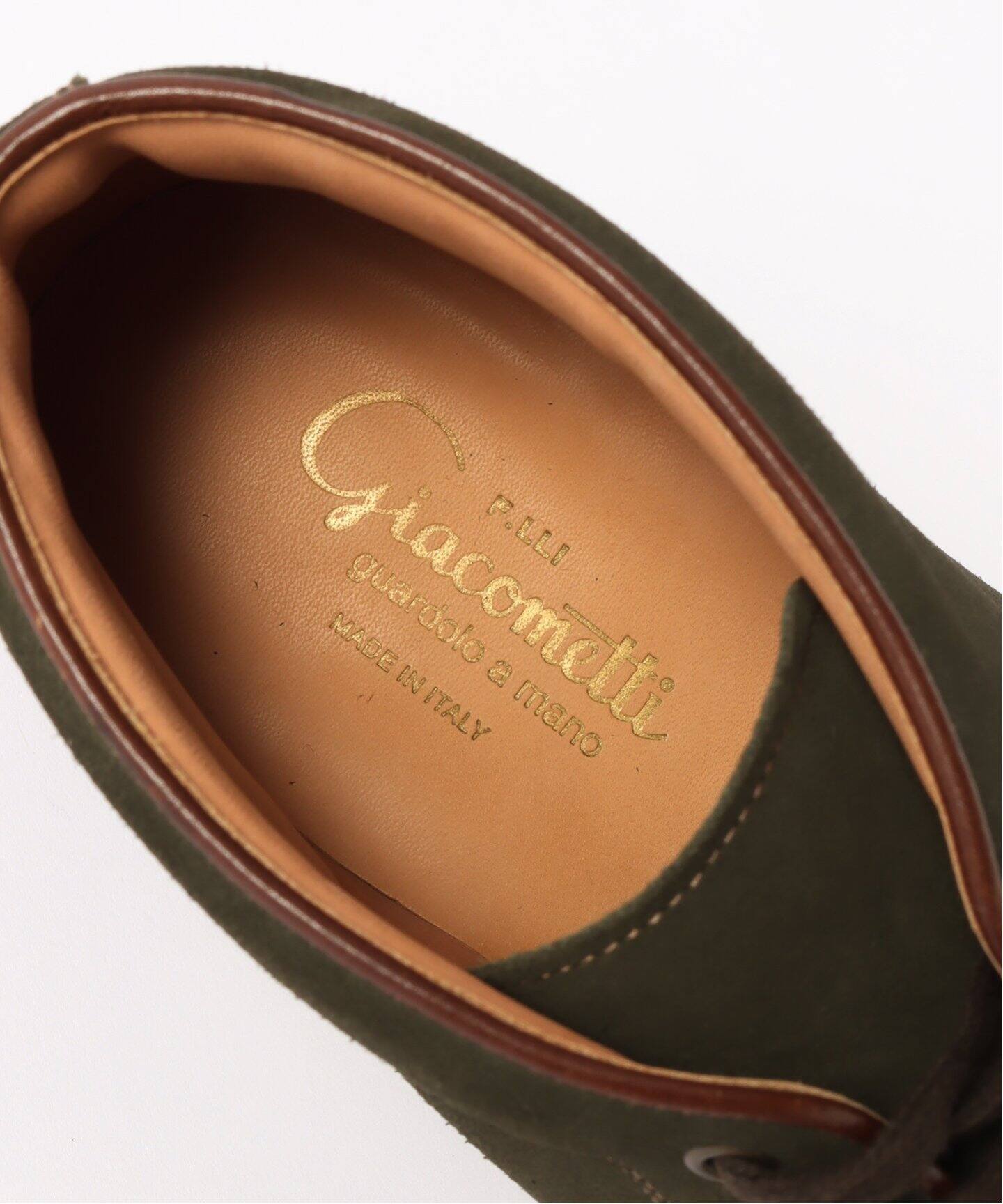 F.LLI GIACOMETTI / フラテッリ ジャコメッティ】CHUKKA（レザー