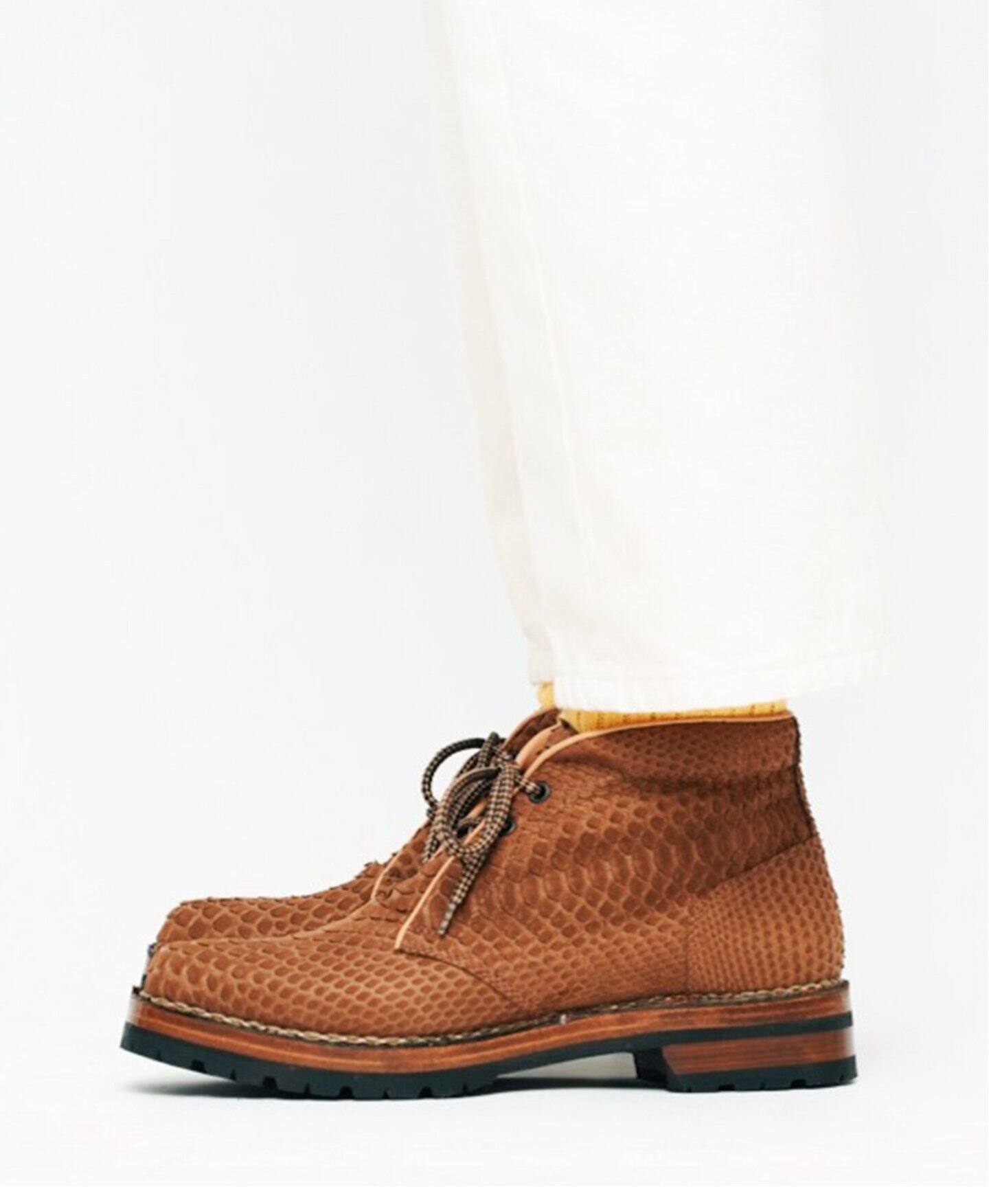 F.LLI GIACOMETTI / フラテッリ ジャコメッティ】CHUKKA PITONE 