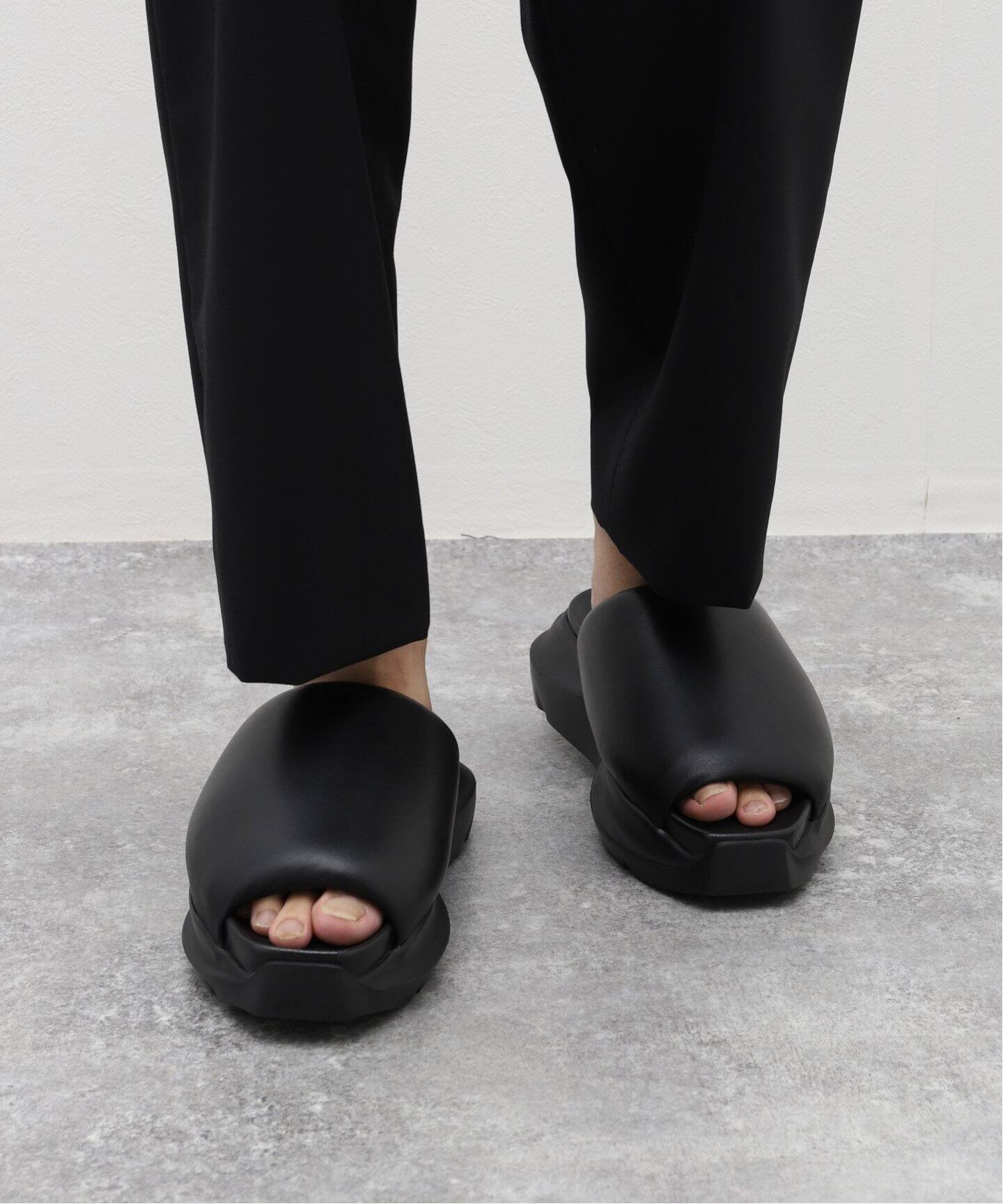 RICK OWENS:RU01C4817LLP-099:GETH PUFFER SLIDE（サンダル）｜BOICE  