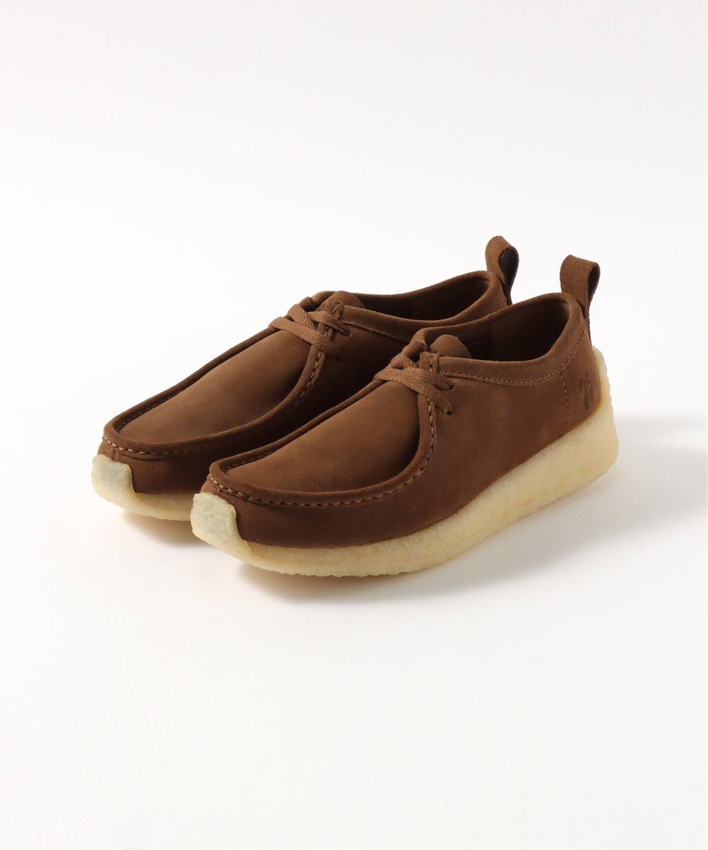 Clarks originalsローファー ブラウン レザー 黄色く