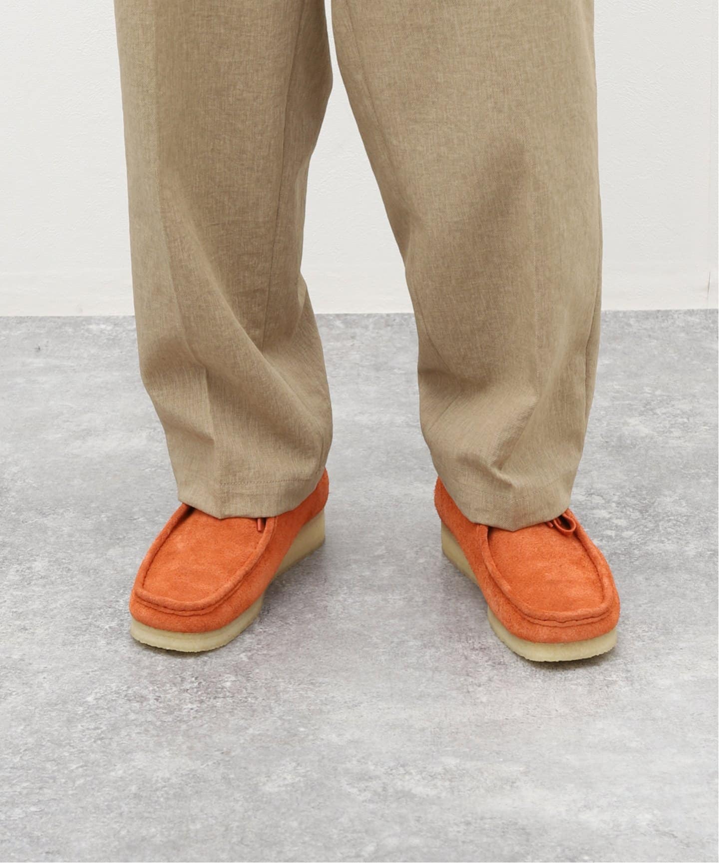 美品★CLARKS wallabee ライト タン オレンジ alwayth付 Clarks クラークス ワラビー ブーツ CLARKS ORIGINALS WALLABEE