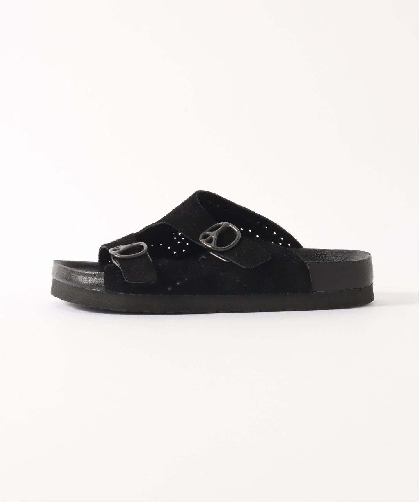 NEEDLES:NS075-B:Double Strap Sandal - Suede（サンダル）｜BOICE 