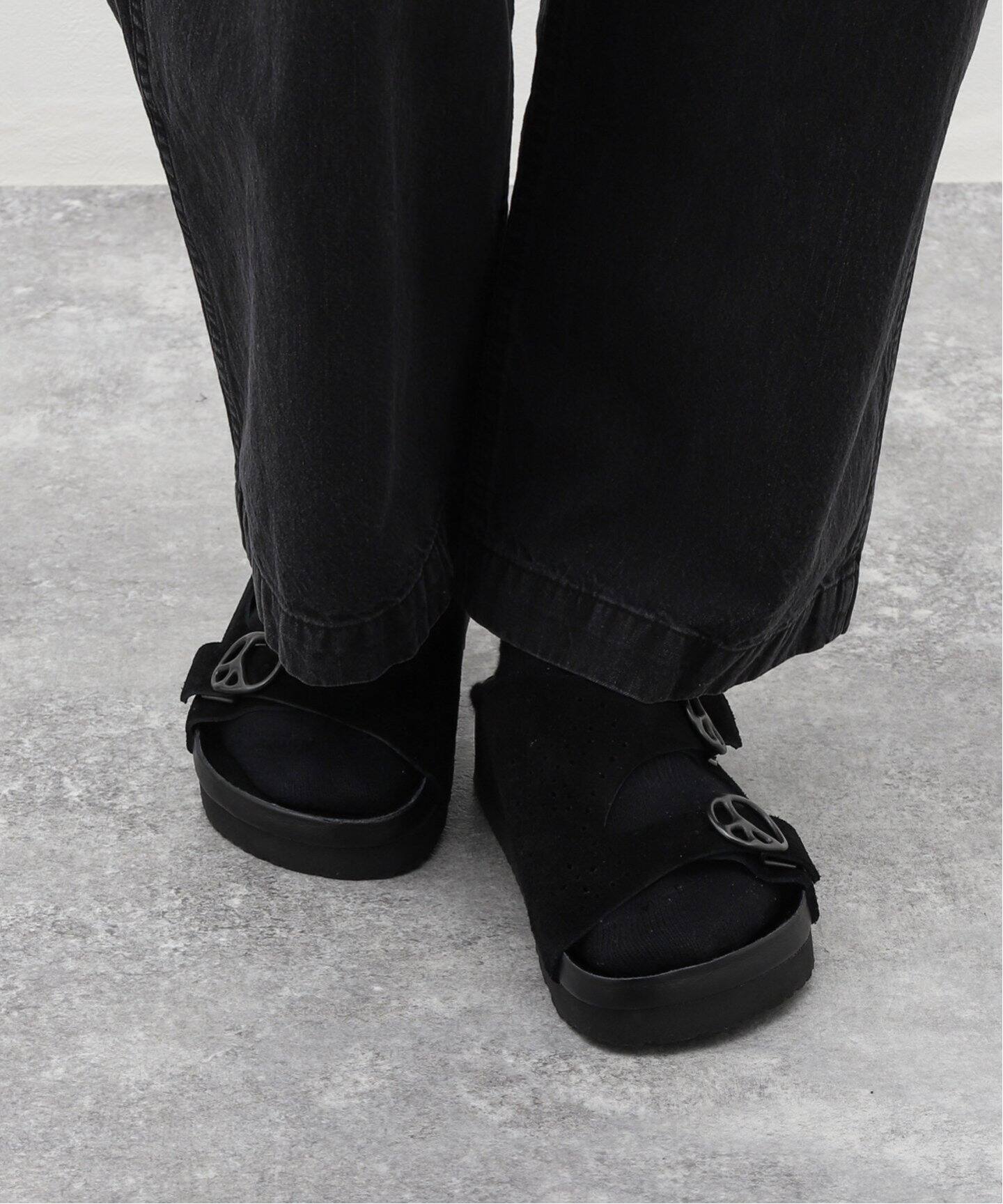 NEEDLES:NS075-B:Double Strap Sandal - Suede（サンダル）｜BOICE 