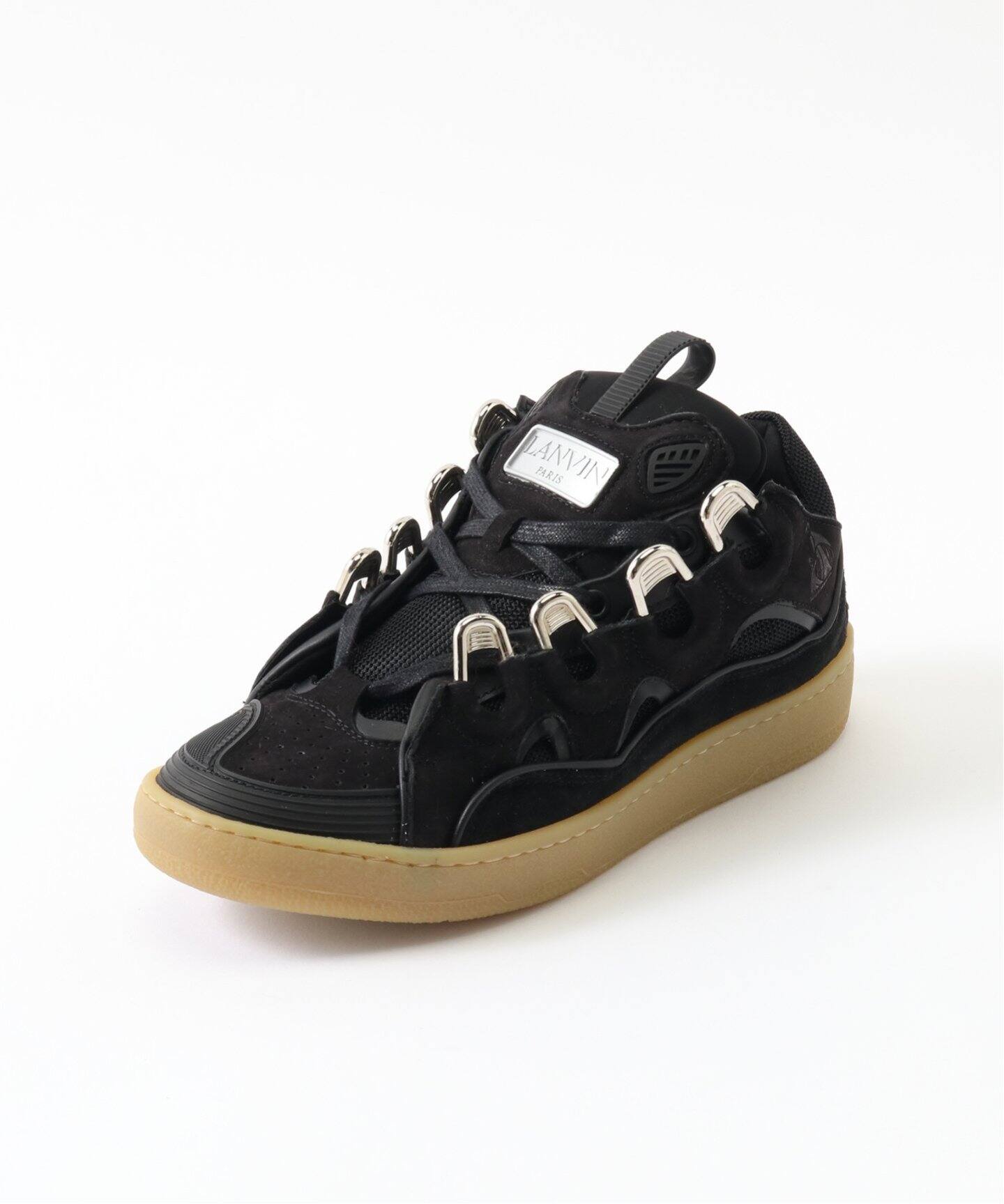 スニーカー LANVIN Women Sneakers FW SKDK02 DRAG A21 10 Black LANVIN:SKDK02DRA2-A21-10:CURB SNEAKERS（スニーカー）｜BOICE