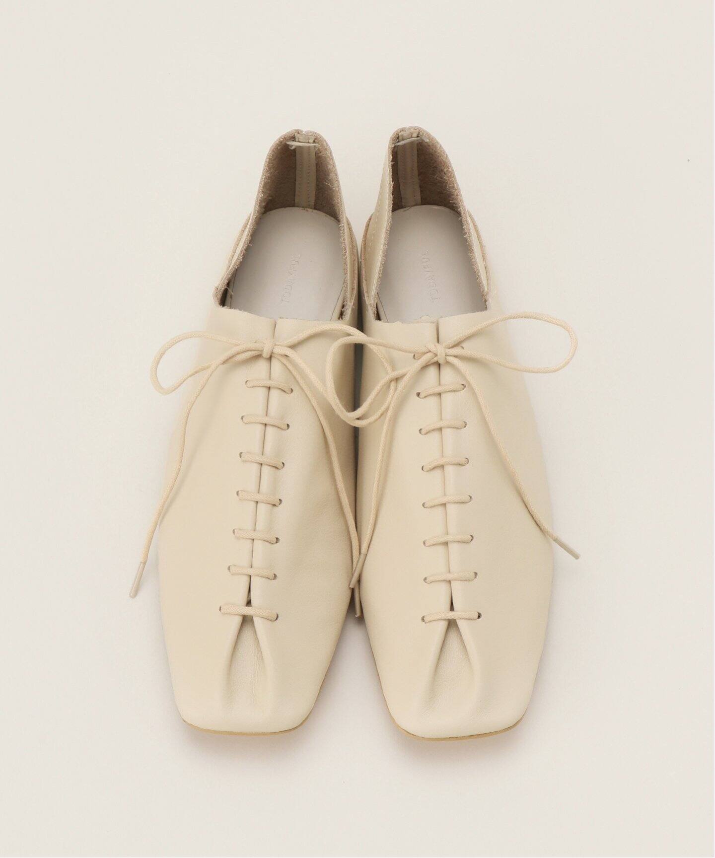 TODAYFUL / トゥデイフル】Laceup Leather Shoes（フラットシューズ 