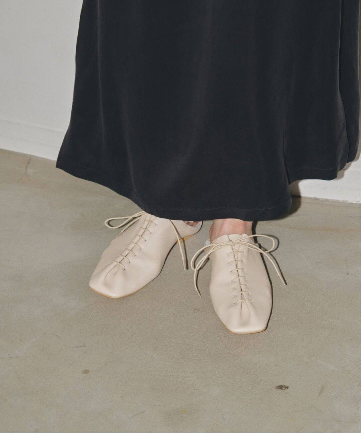 TODAYFUL / トゥデイフル】Laceup Leather Shoes（フラットシューズ 