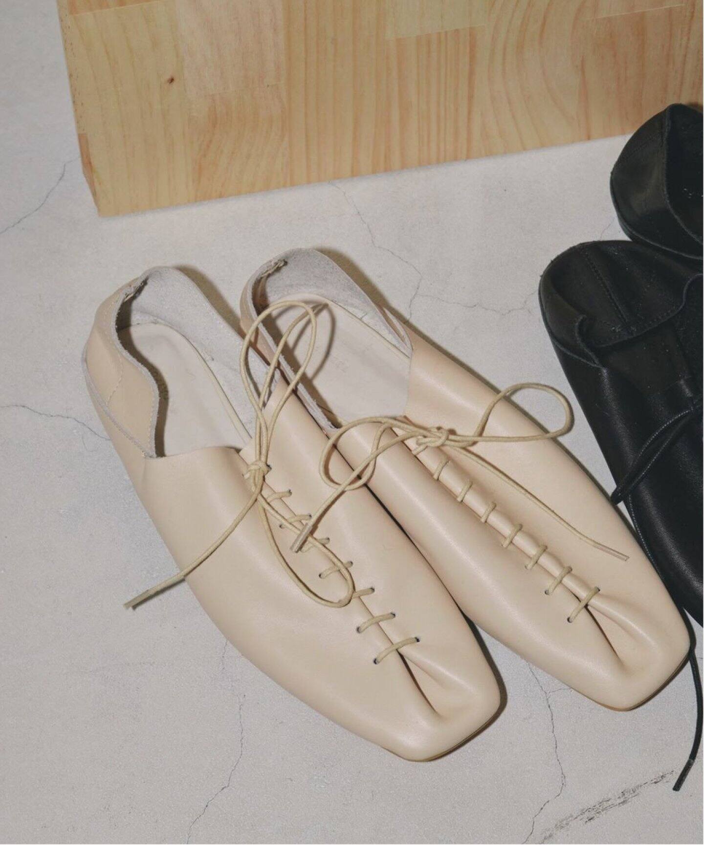 TODAYFUL / トゥデイフル】Laceup Leather Shoes（フラットシューズ 