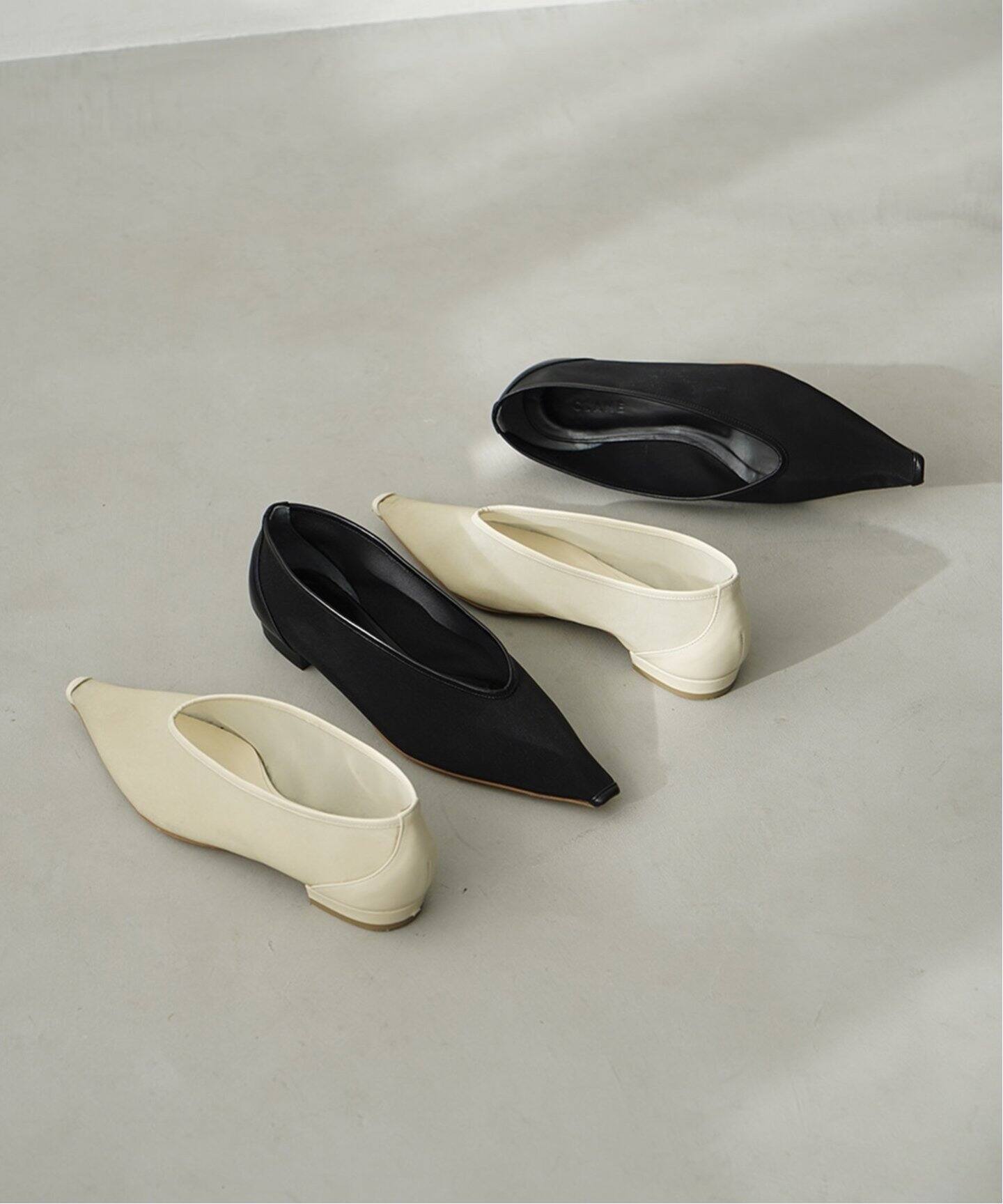 CLANE / クラネ】SHEER FLAT PUMPS（パンプス）｜BOICE FROM BAYCREW