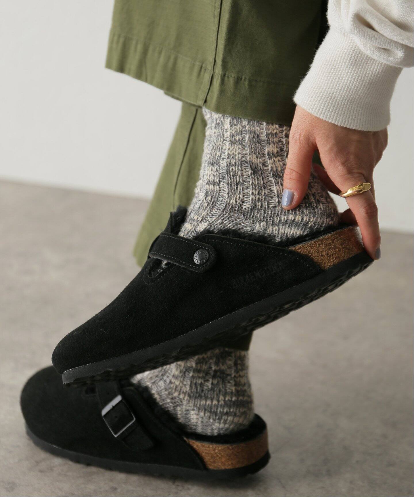 BIRKENSTOCK/ビルケンシュトック】BOSTON SHEARING(NARROW)（サンダル 