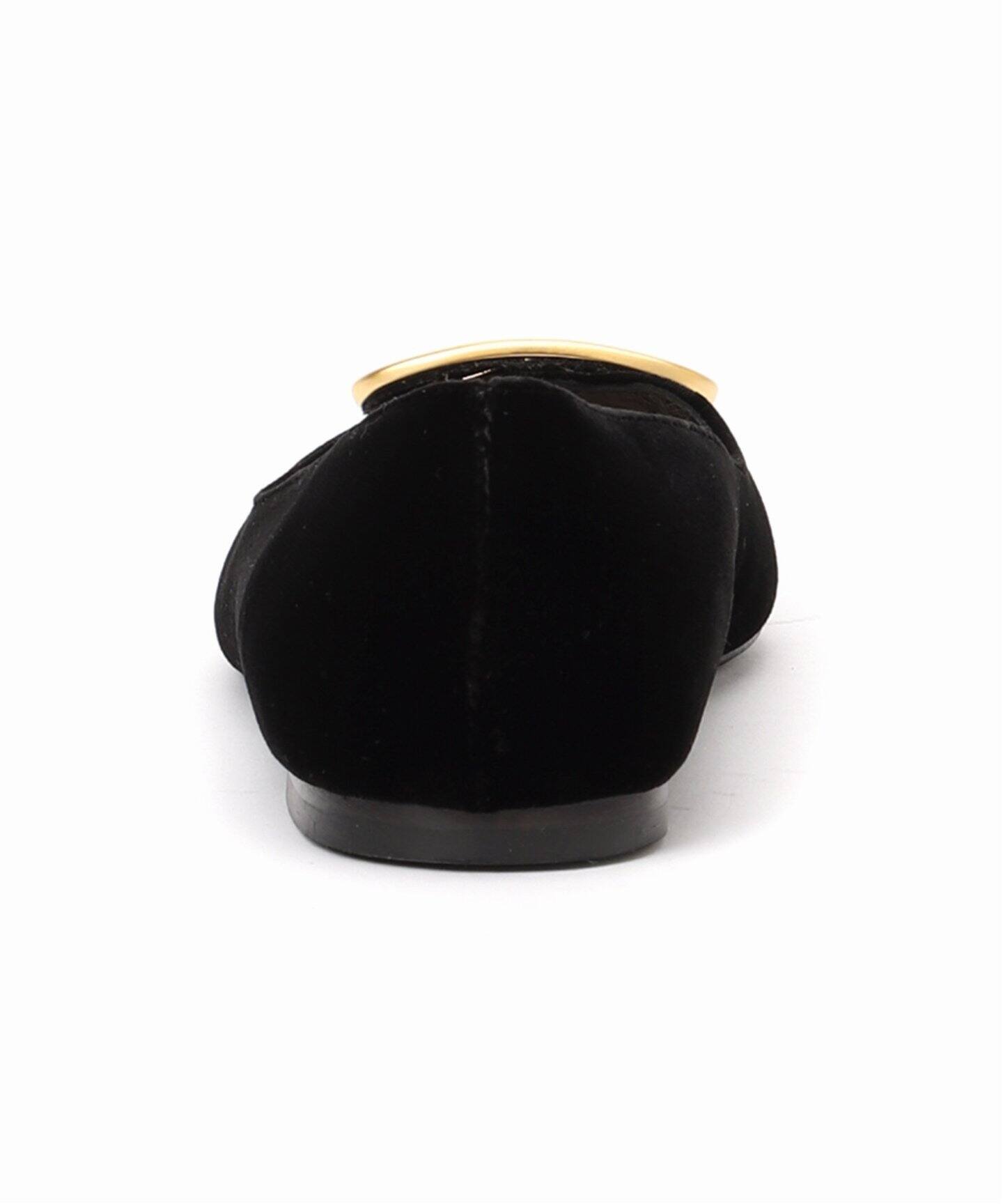 FABIO RUSCONI / ファビオルスコーニ】ベロアフラットシューズ