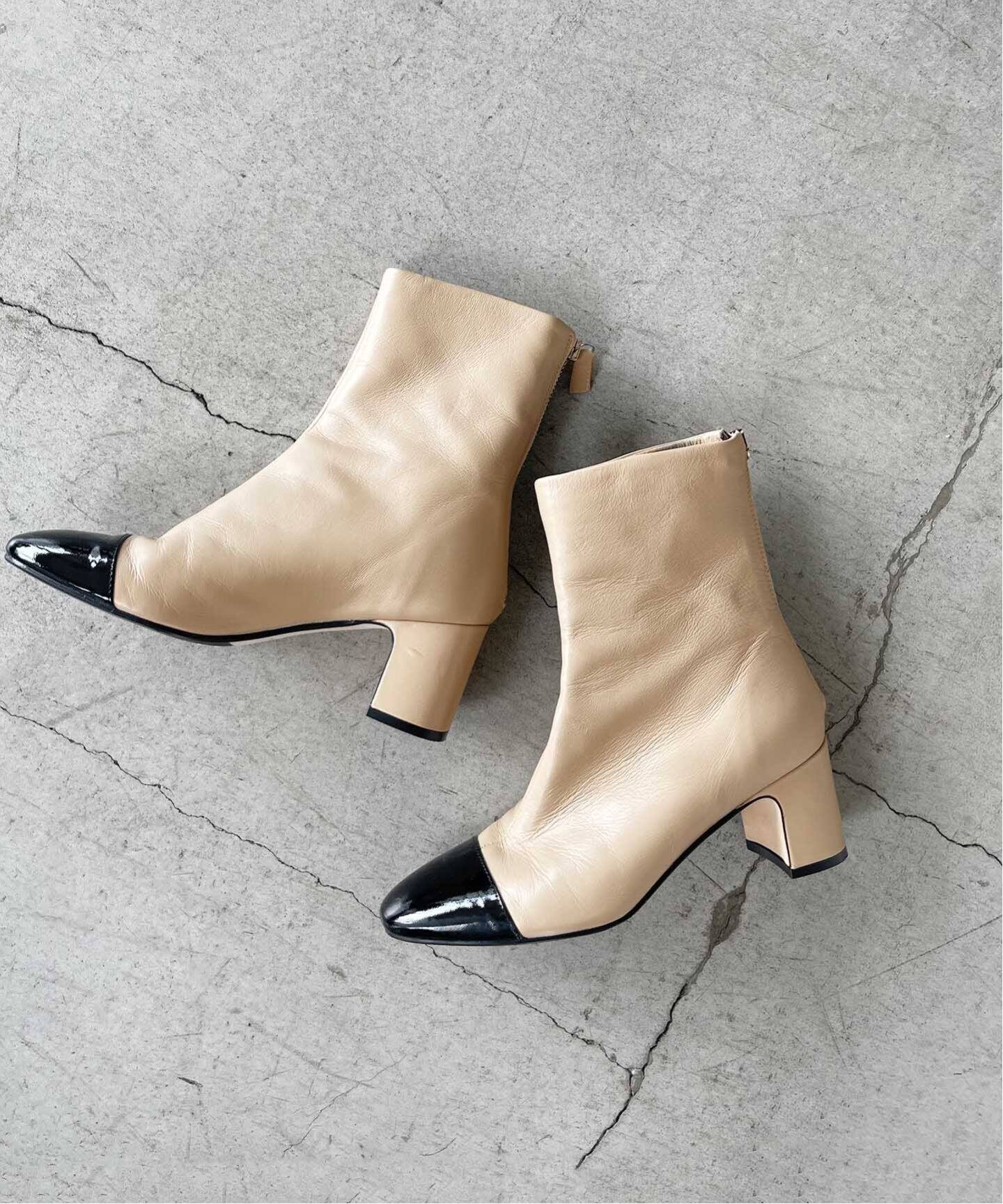 FABIO RUSCONI / ファビオルスコーニ】2トーンショートブーツ  