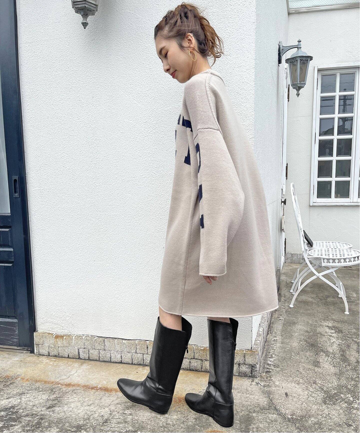CORSO ROMA 9 / コルソローマノーヴェ】インヒールロングブーツ 