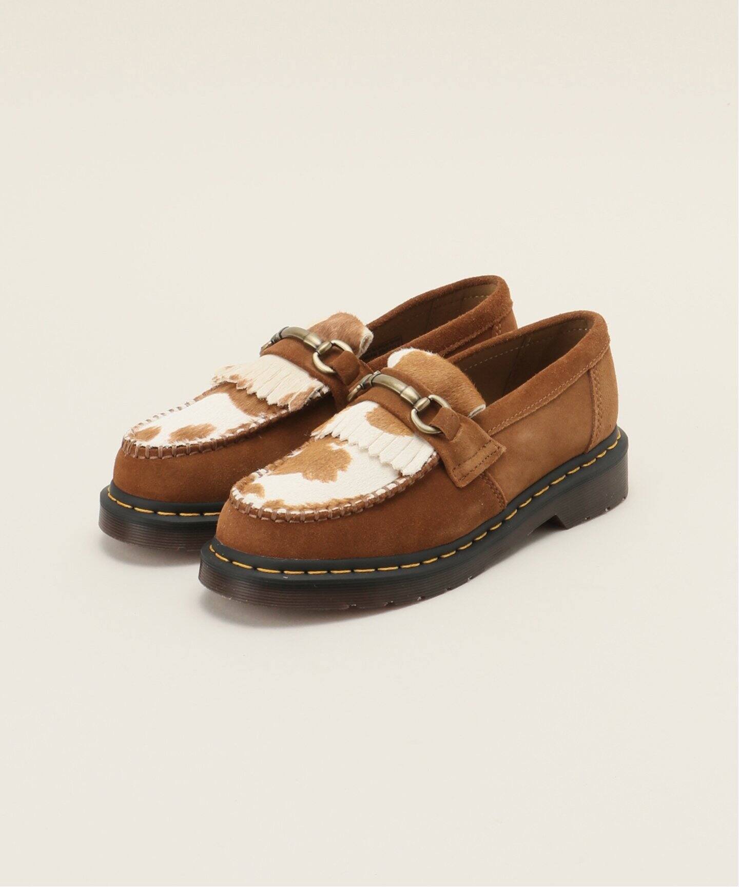 Dr. Martens Adrian 耳慣れ ベージュ タッセルローファー【US7】