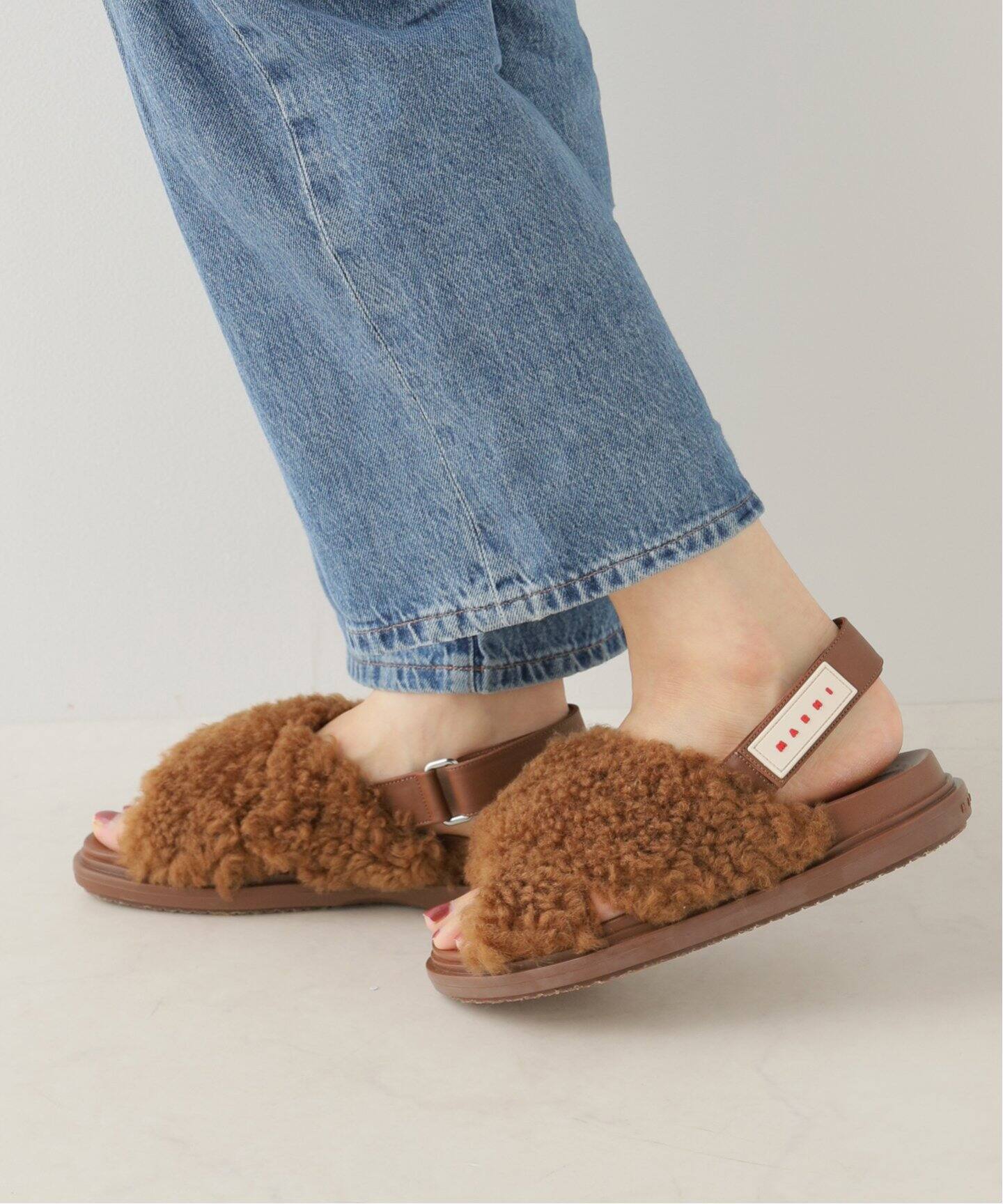 ≪一部店舗+WEB限定≫【MARNI/マルニ】FB CRISCROSS STRAP（サンダル  