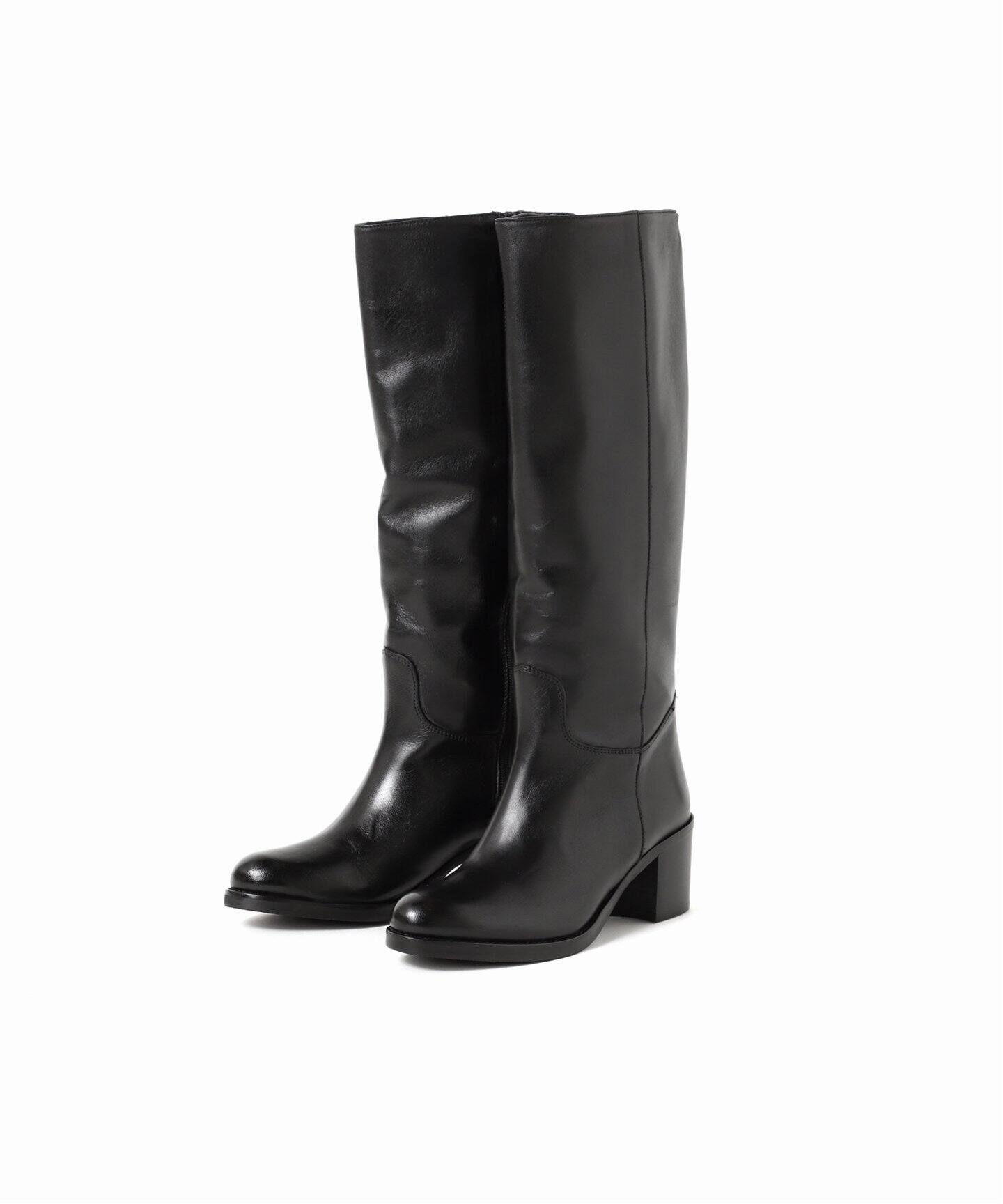 CORSO ROMA 9/コルソローマノーヴェ】 Chunky Heel ロングブーツ 