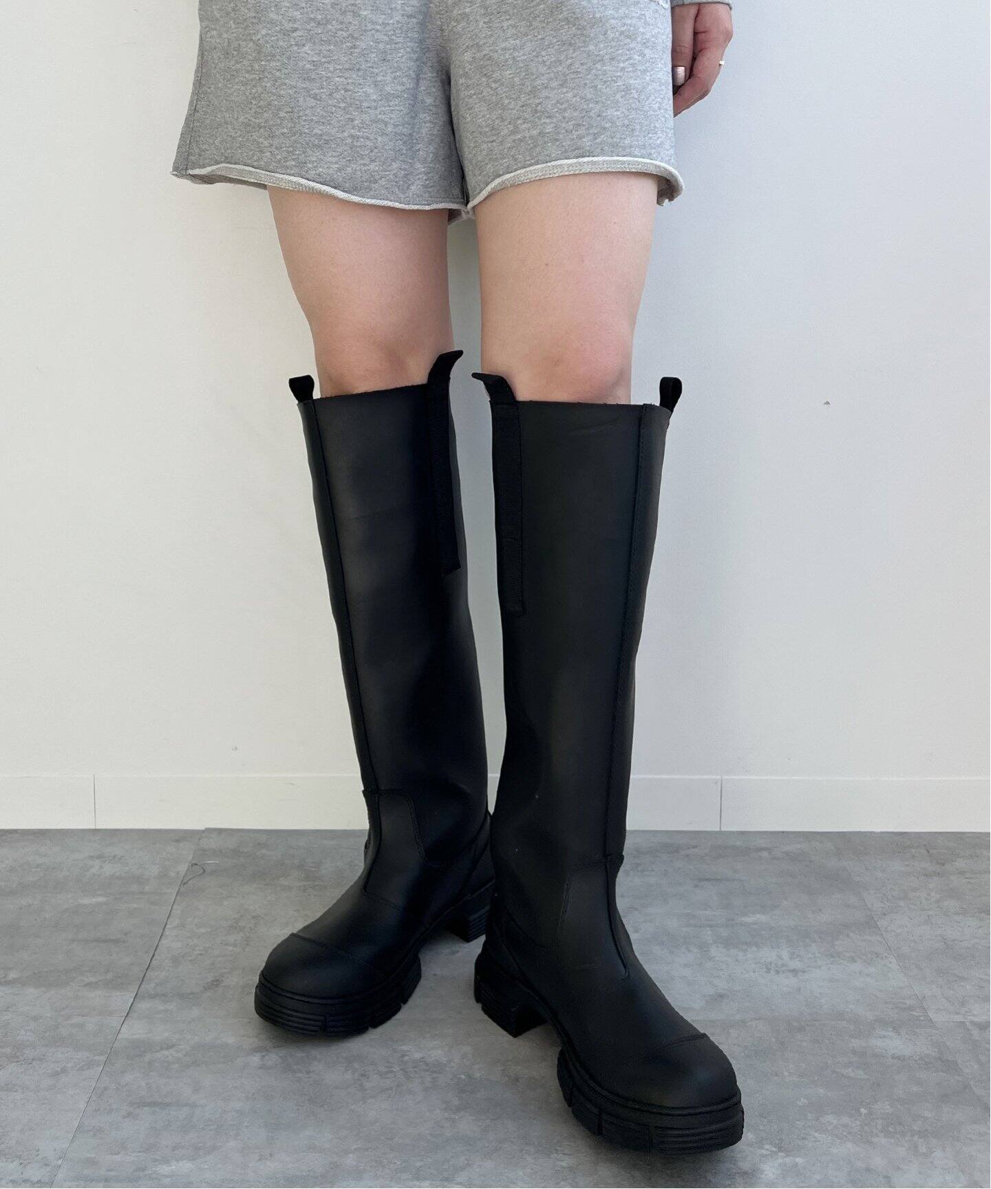 GANNI Country Knee-High Slip-Onブーツ 