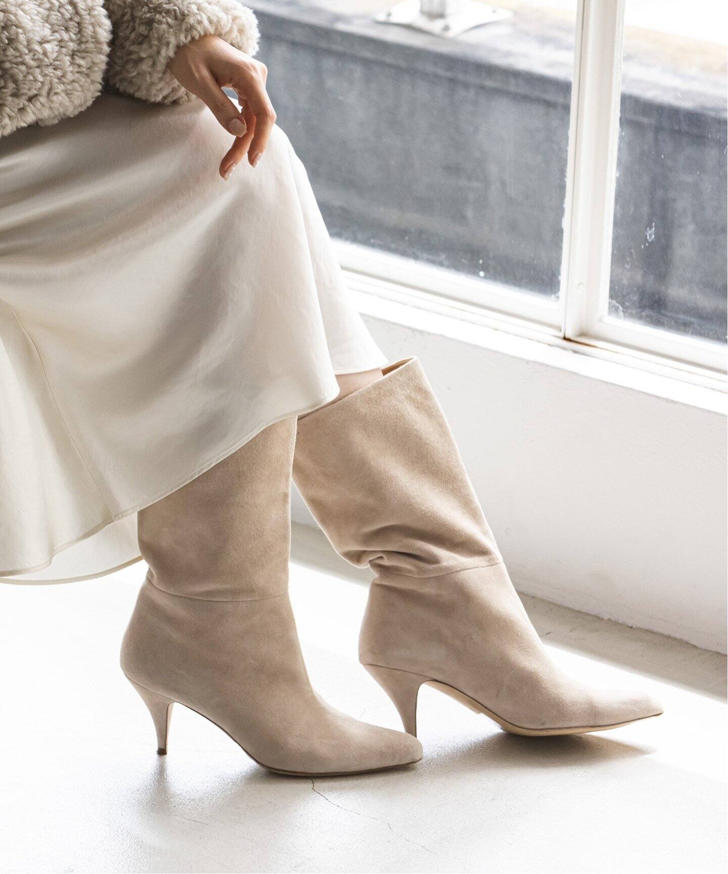 BRENTA】スエードミドルブーツ（ロングブーツ）｜NOBLE（ノーブル）の  