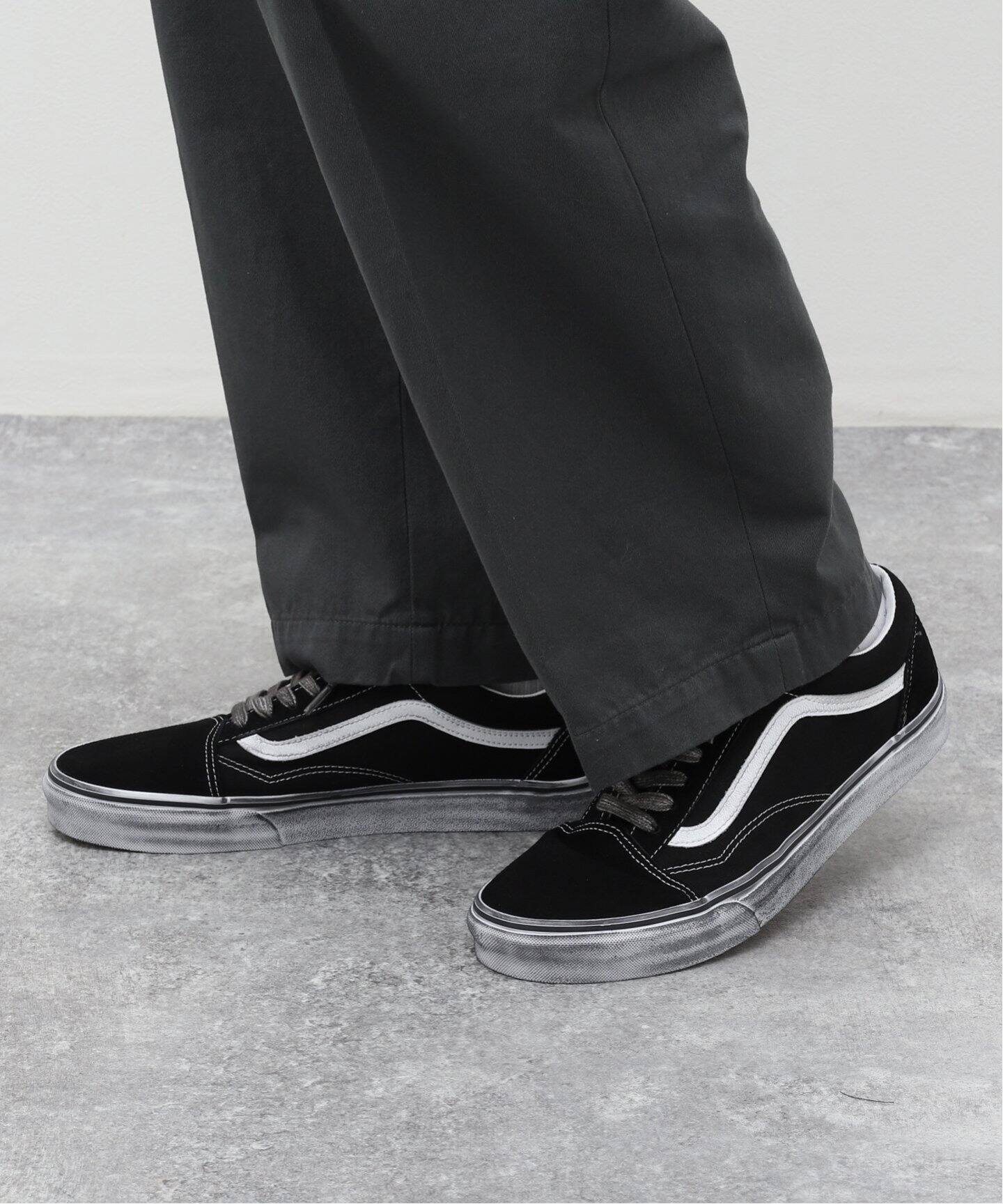VANS / バンズ】OLD SKOOL STRESSED BLACK（スニーカー）｜EDIFICE  